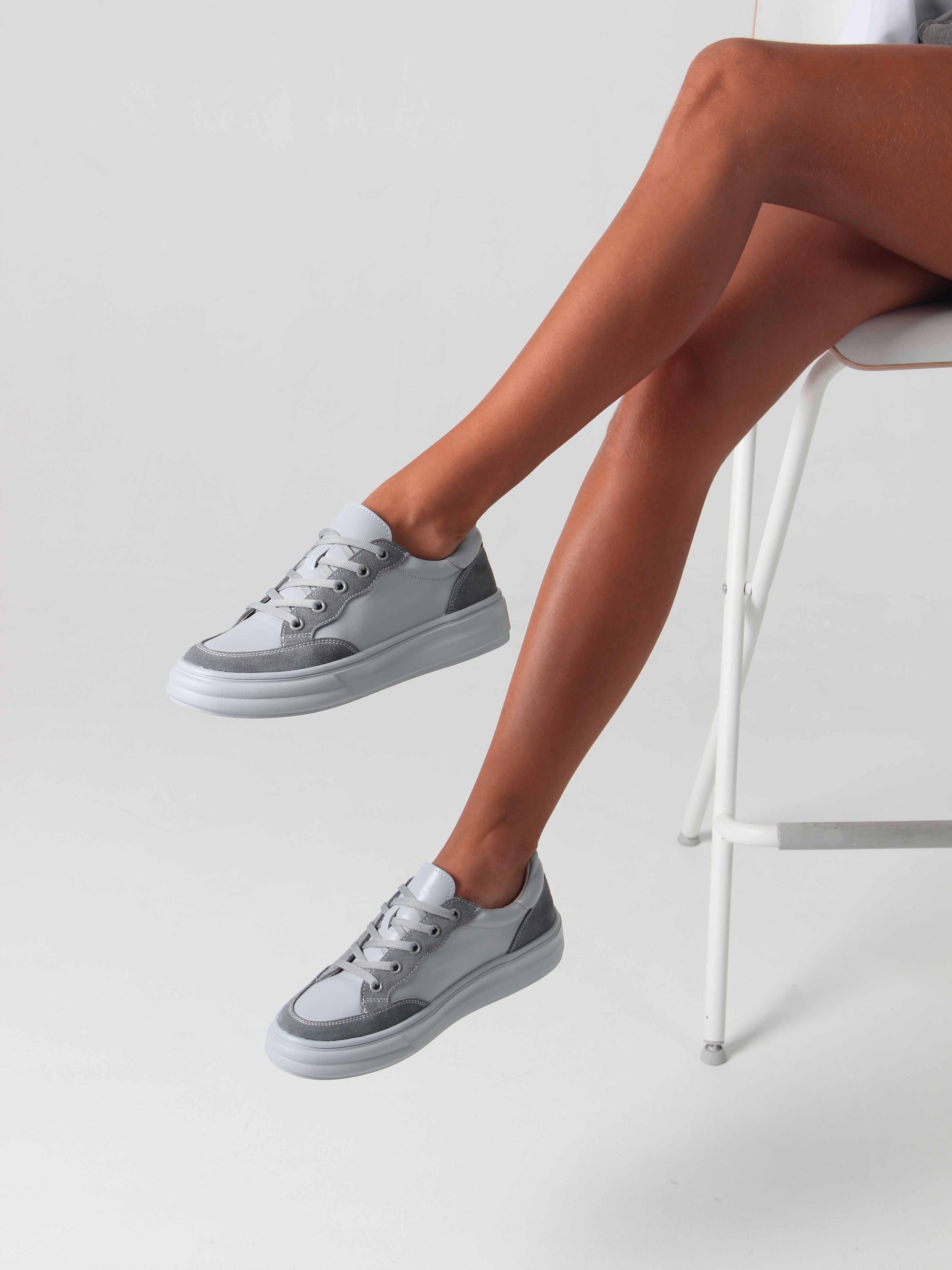 картинка Кеды ED'ART 148.lusi22'gr. Серый замша от интернет магазина