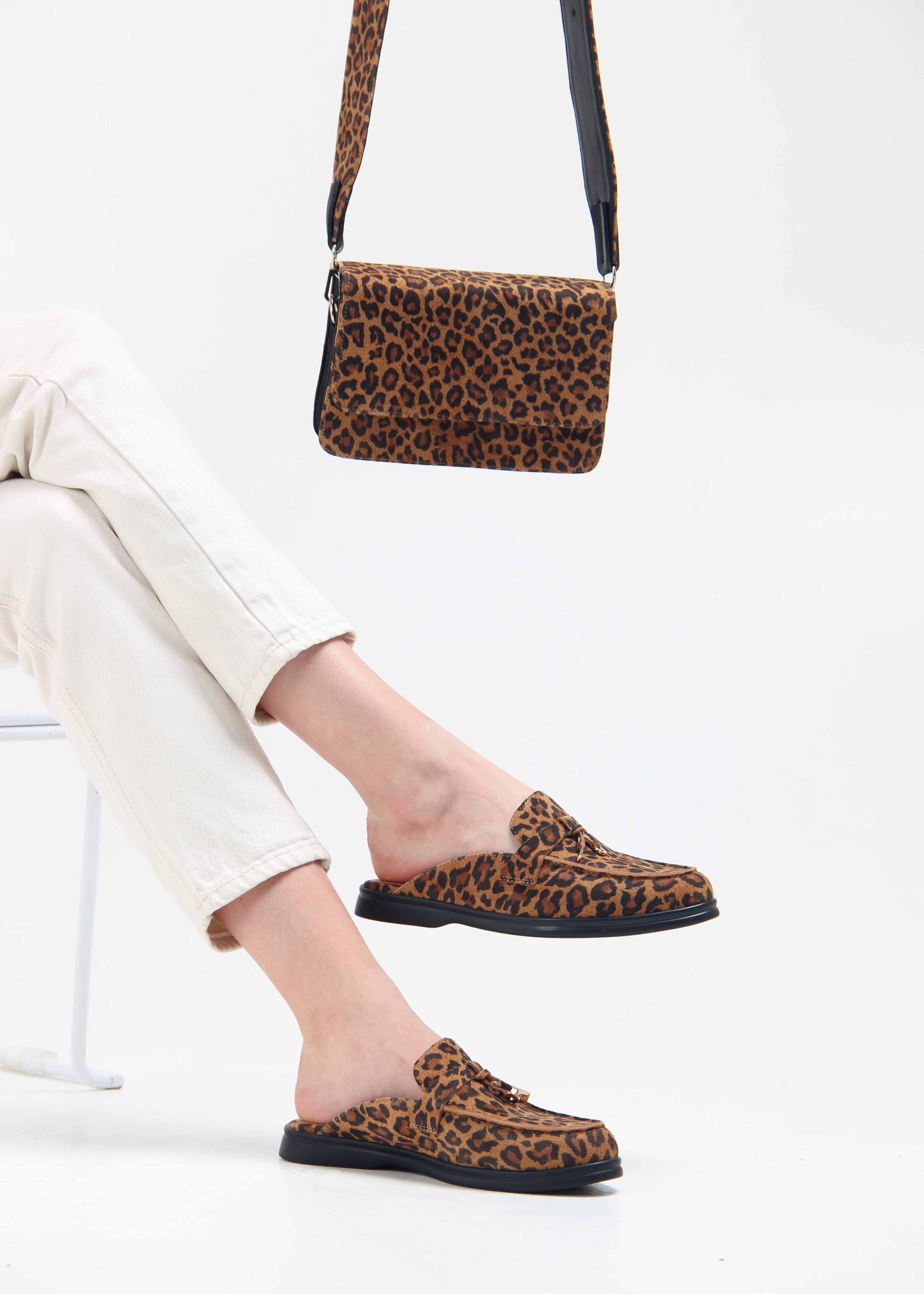 картинка Сумка-клатч ED'ART k08.коричневый леопард от интернет магазина