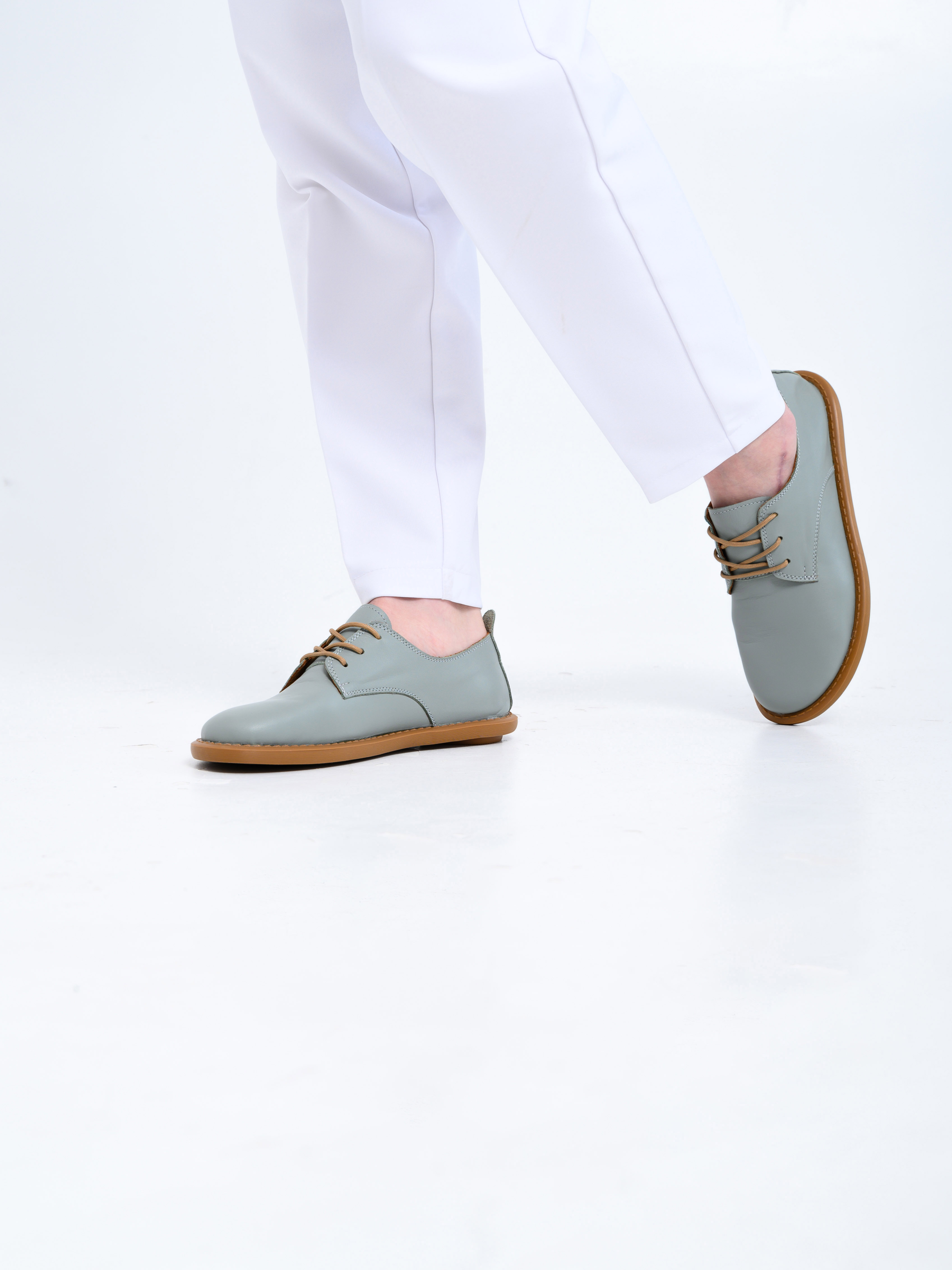 картинка Туфли ED'ART 181.ОКСЕ'br. Лион авокадо+коричневый от интернет магазина