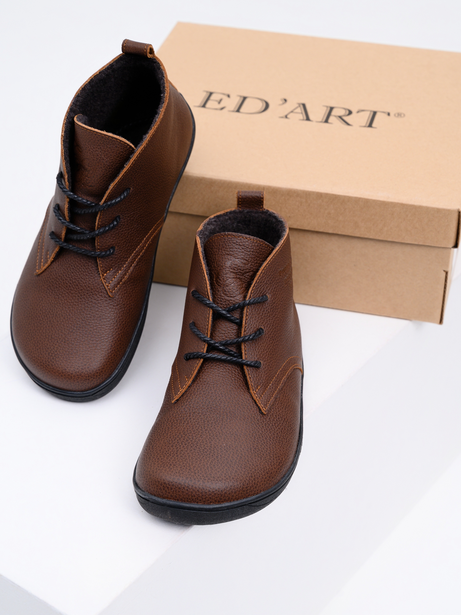 картинка Босоногие ботинки  ED'ART 208.NATA'bl.Светло-коричневая оттима от интернет магазина