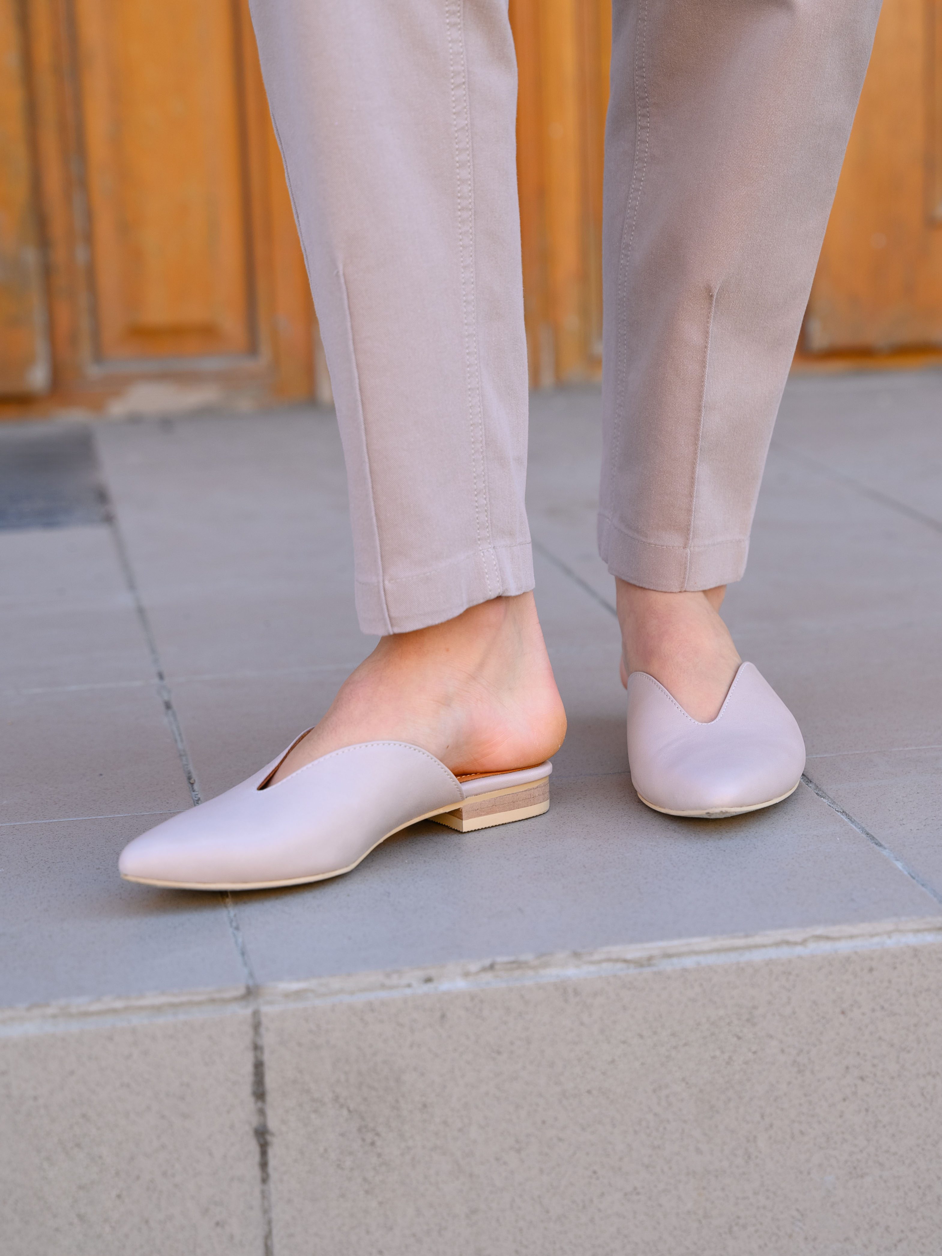 картинка Мюли ED'ART 1001.34104'be. Стар визон от интернет магазина