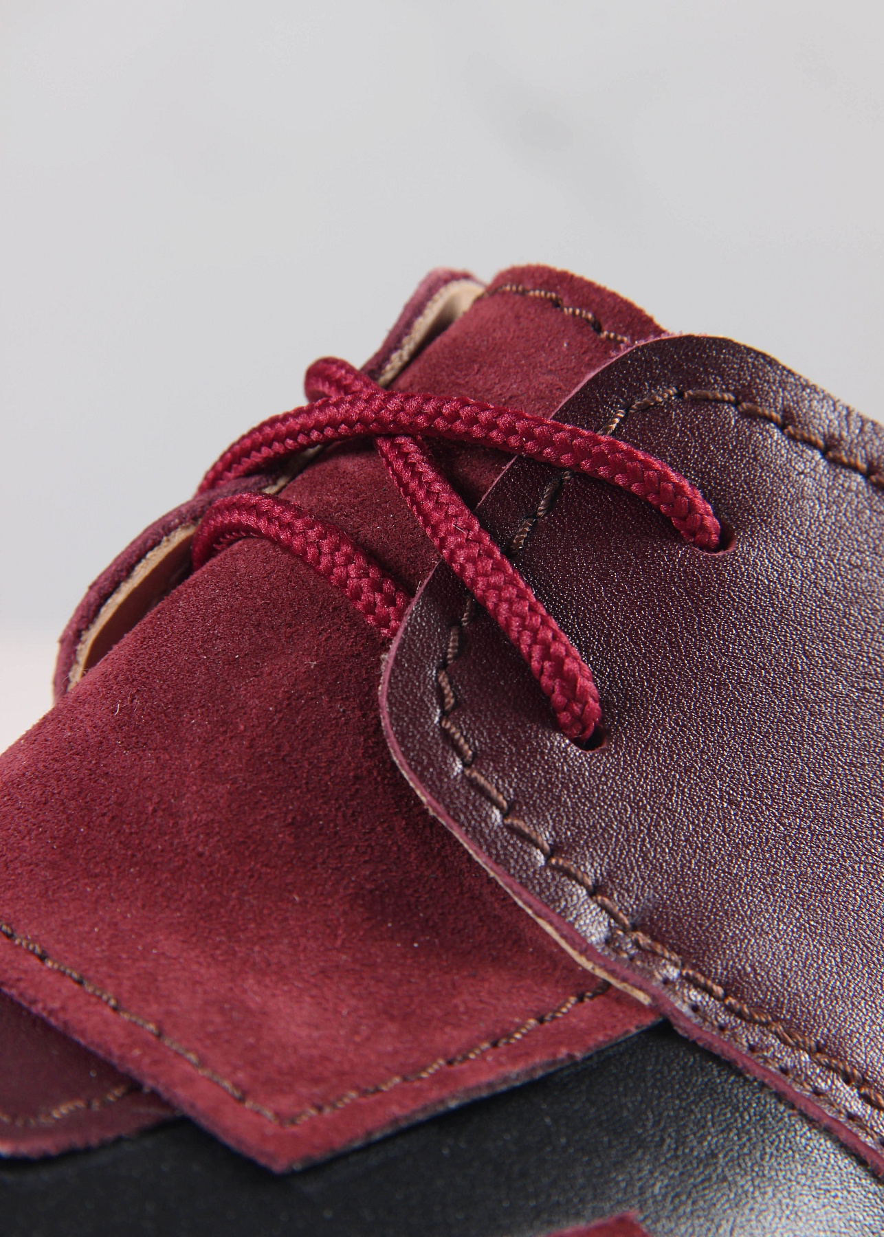 картинка Полуботинки туфли ED'ART 205.927'be.Черный бордо от интернет магазина