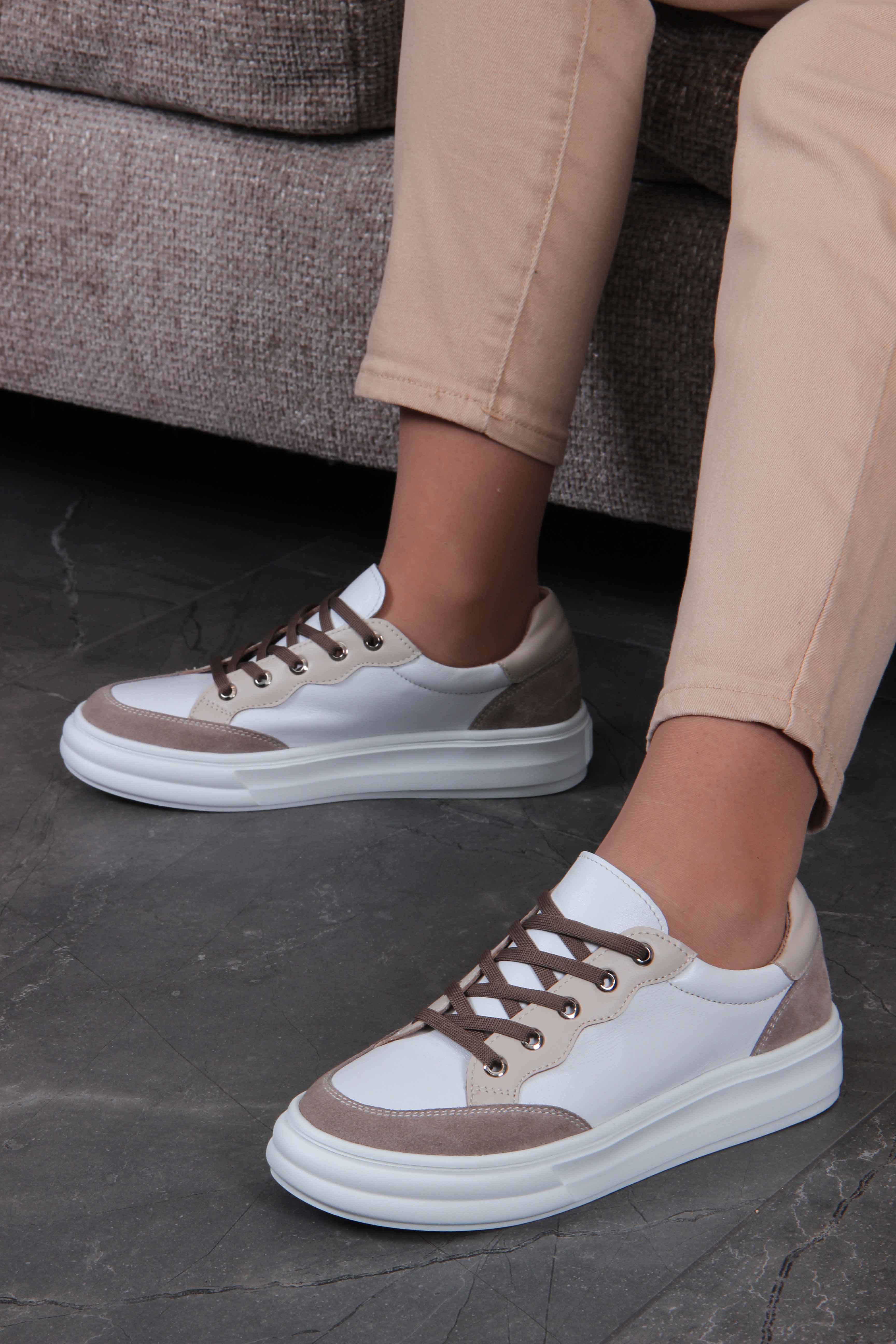 картинка Кеды ED'ART 148.lusi22'w. Белый-бежевый от интернет магазина