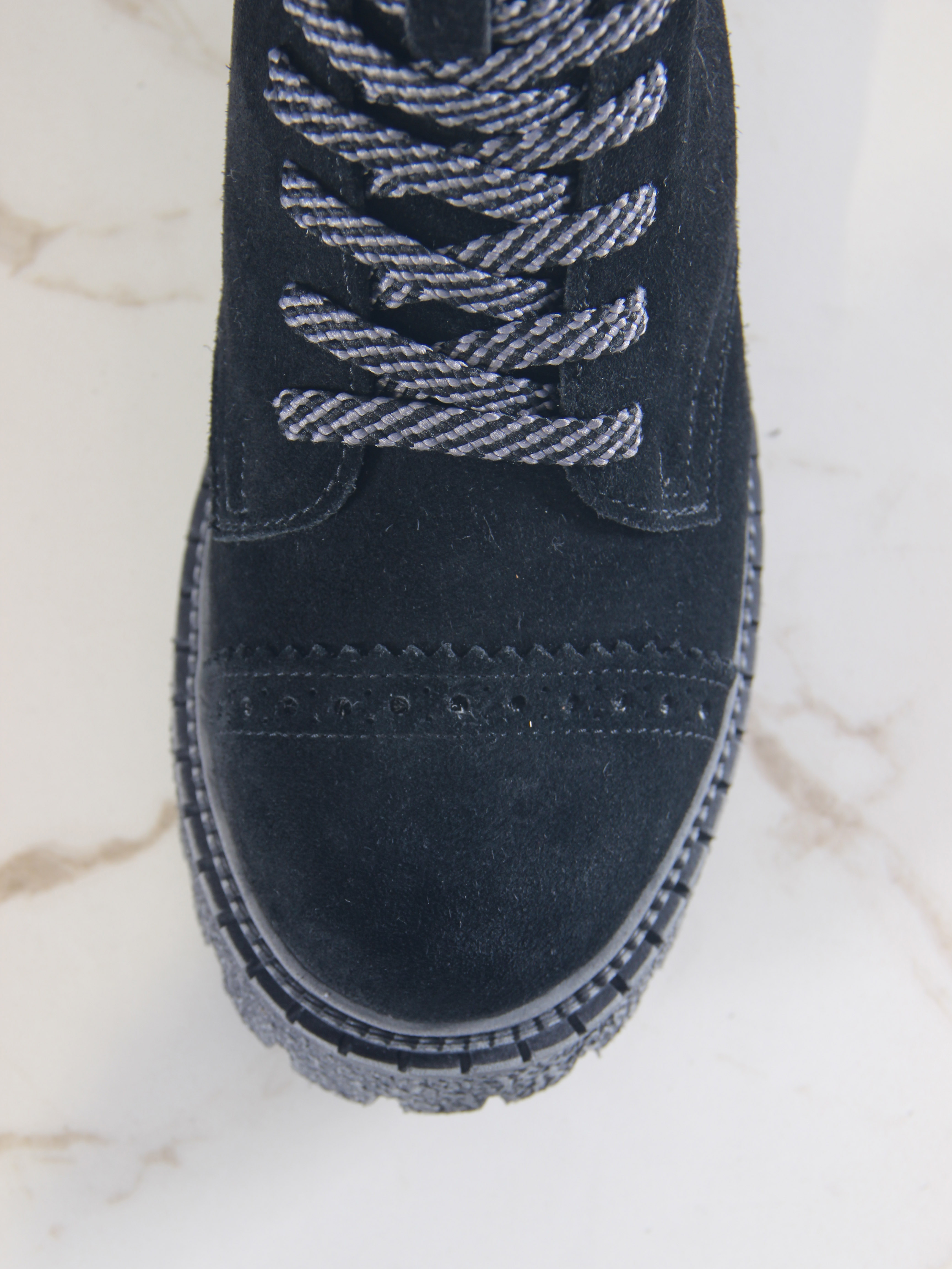 картинка Ботинки ED'ART 319.22511'gr. Черный замша от интернет магазина