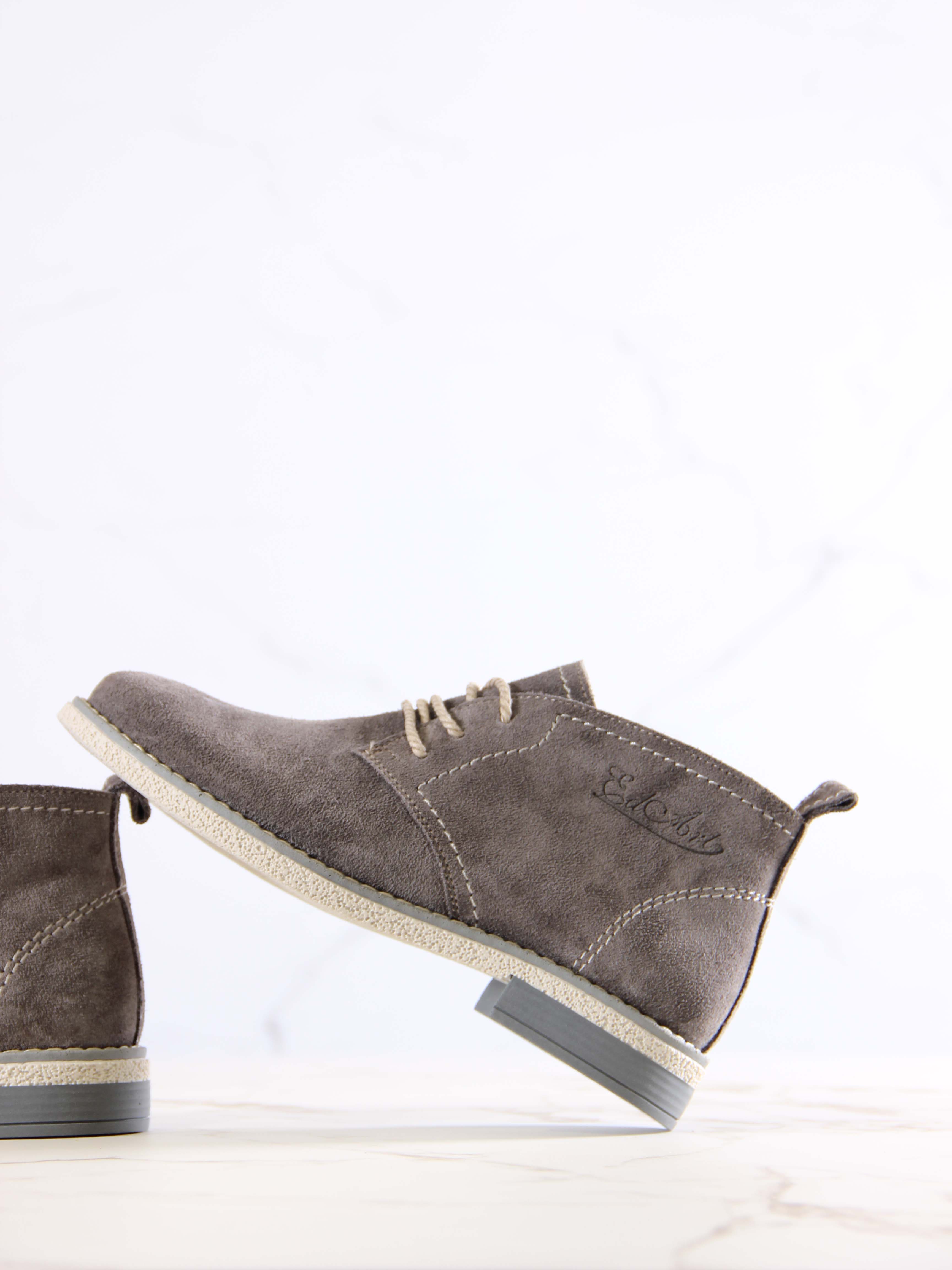 картинка Ботинки ED'ART 309.rose'gr.Серый замок замша от интернет магазина