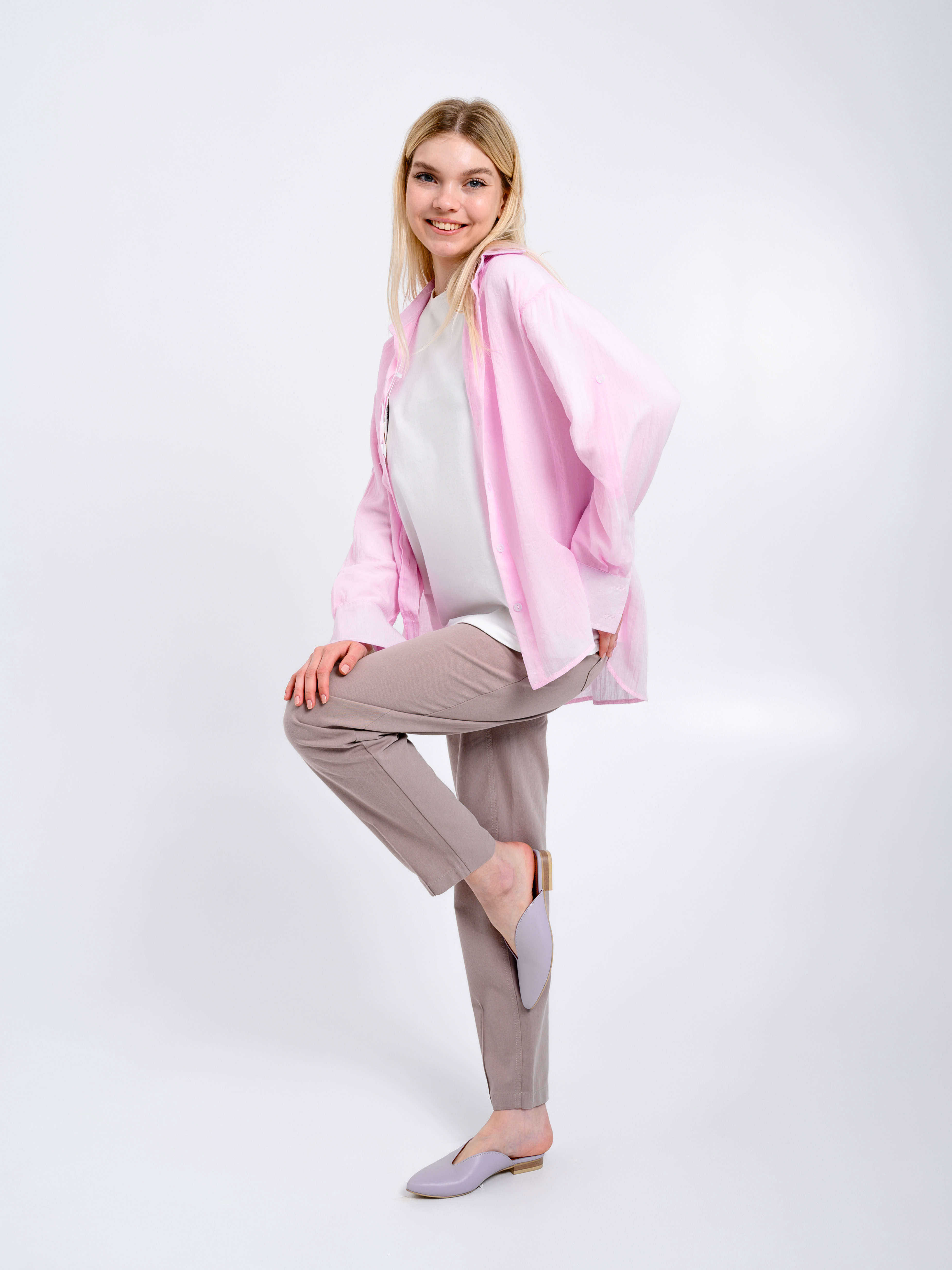 картинка Мюли ED'ART 1001.34104'be. Лиловый стар от интернет магазина