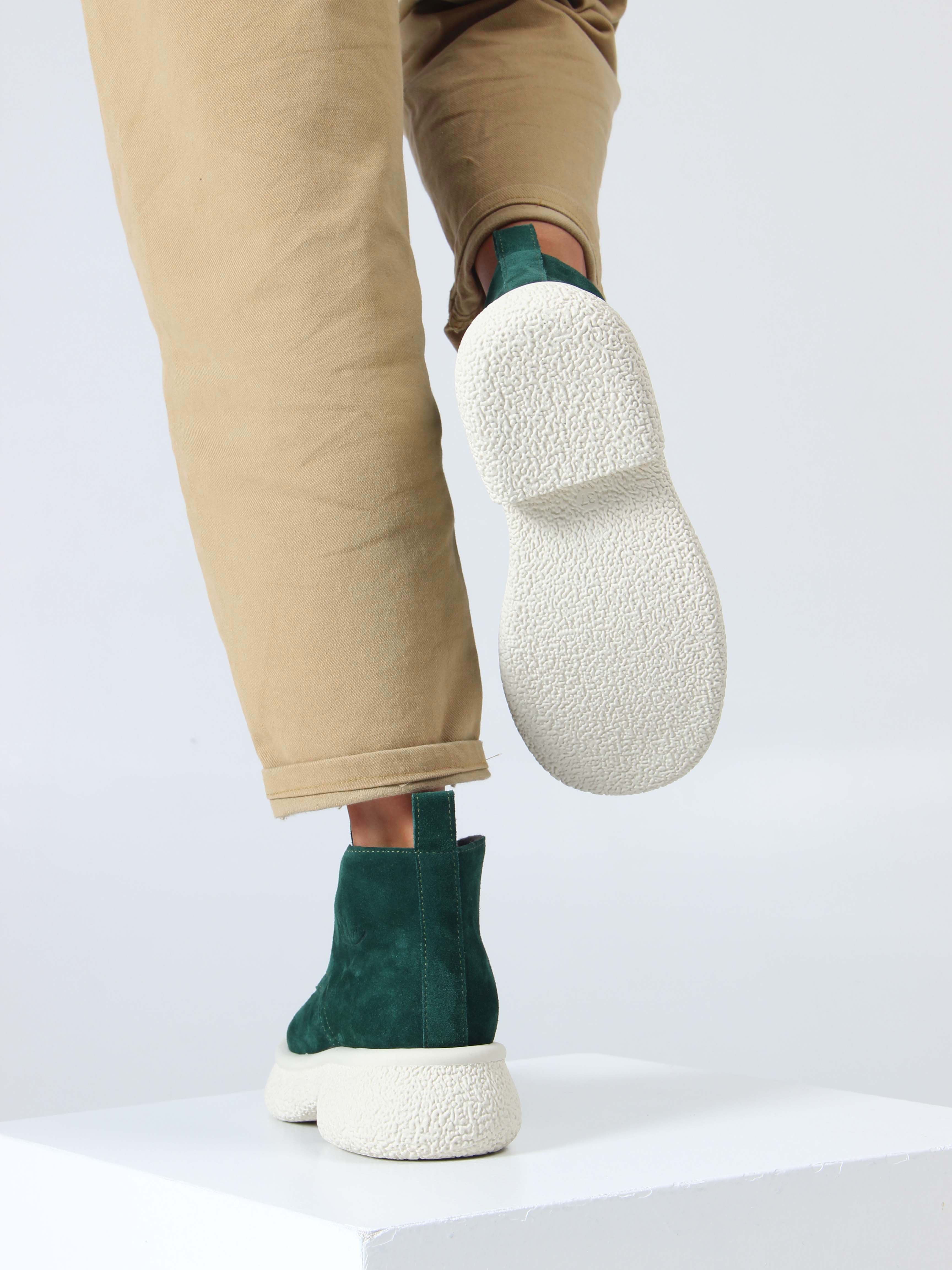 картинка Ботинки ED'ART 308.агата'w. зеленый замша от интернет магазина