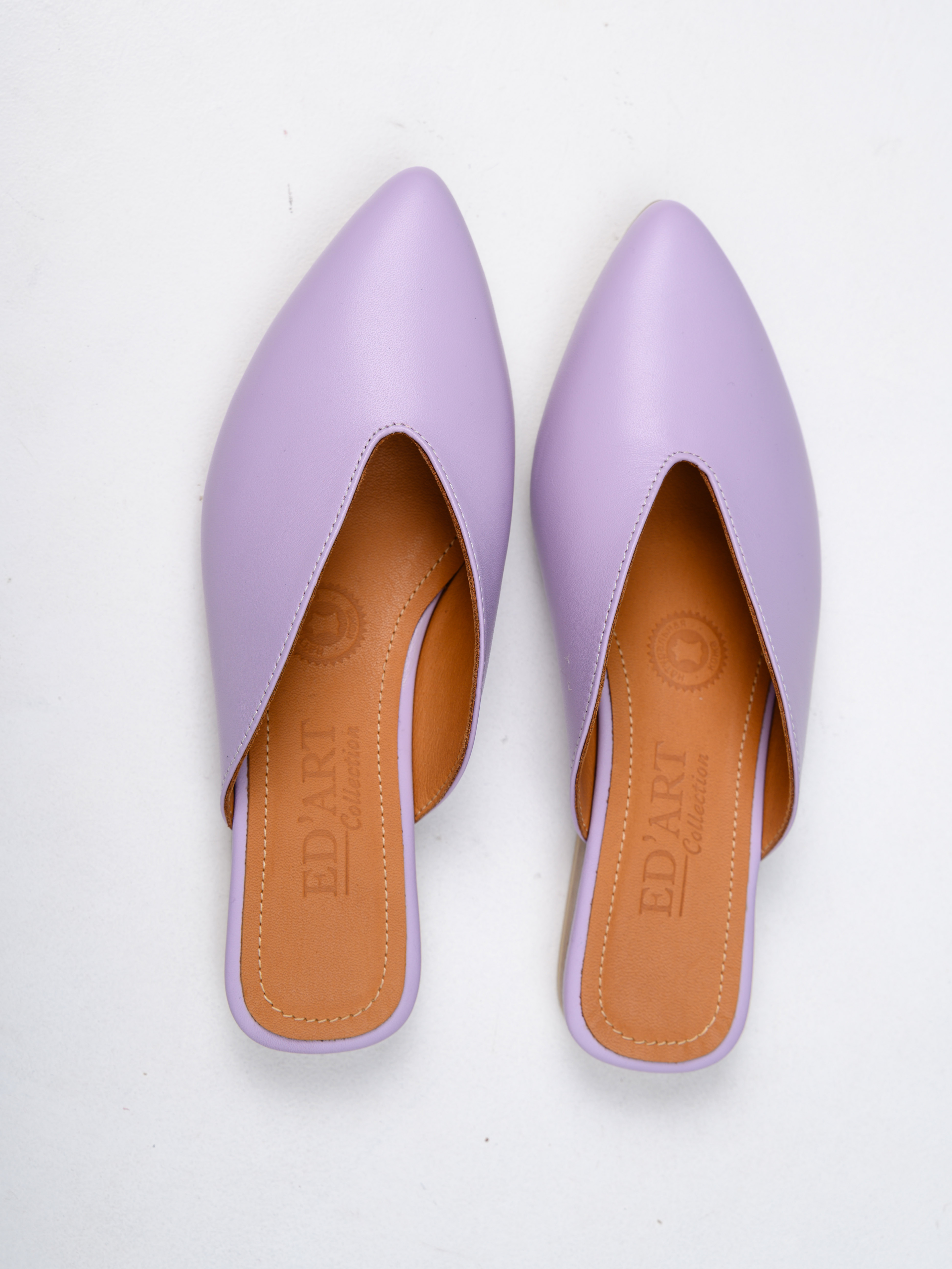 картинка Мюли ED'ART 1001.34104'be. Лиловый стар от интернет магазина