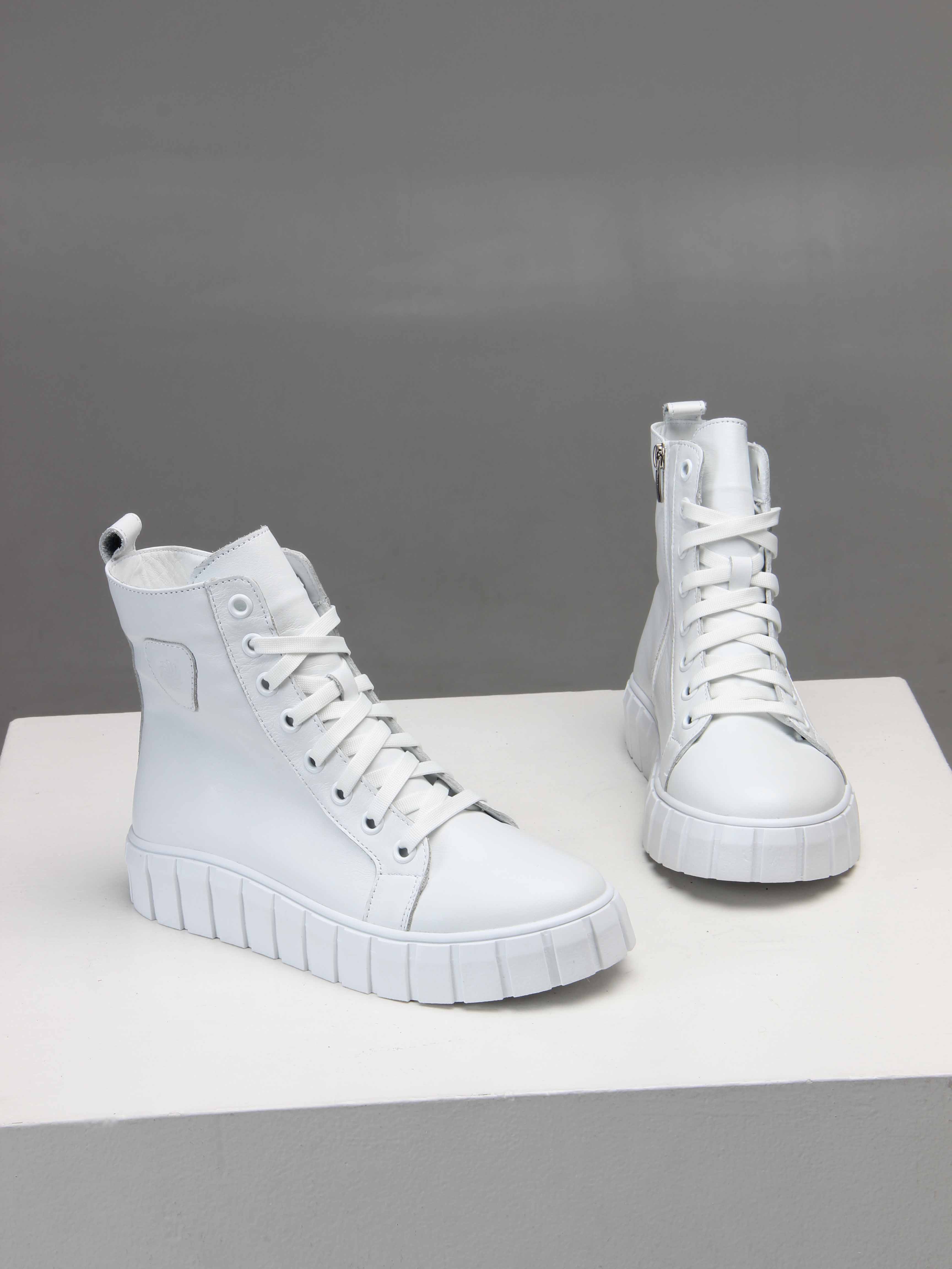 картинка Ботинки ED'ART 214.1918'w. белые от интернет магазина