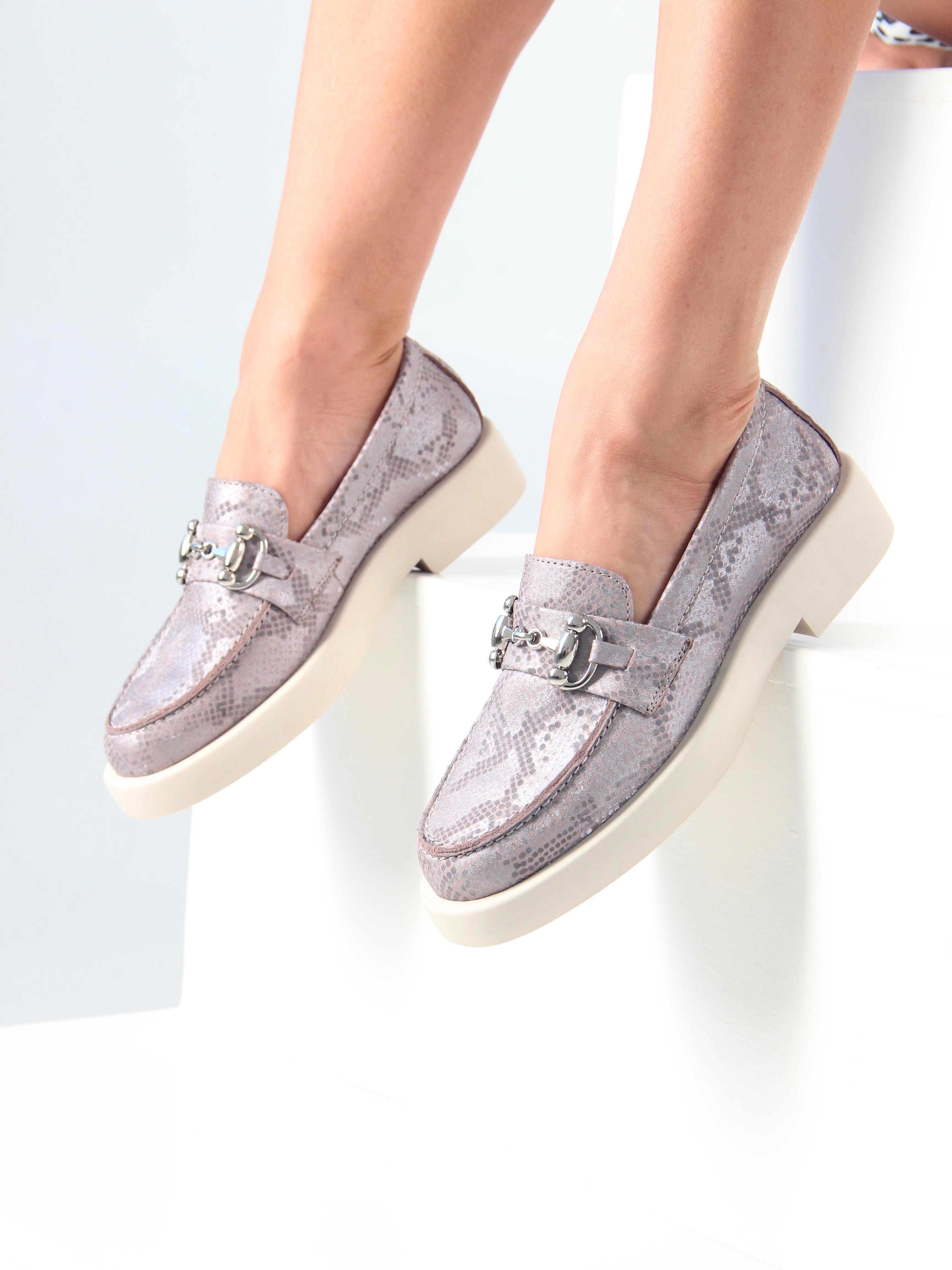 картинка Лоферы туфли ED'ART 174.1593'be.Мутон мамба от интернет магазина