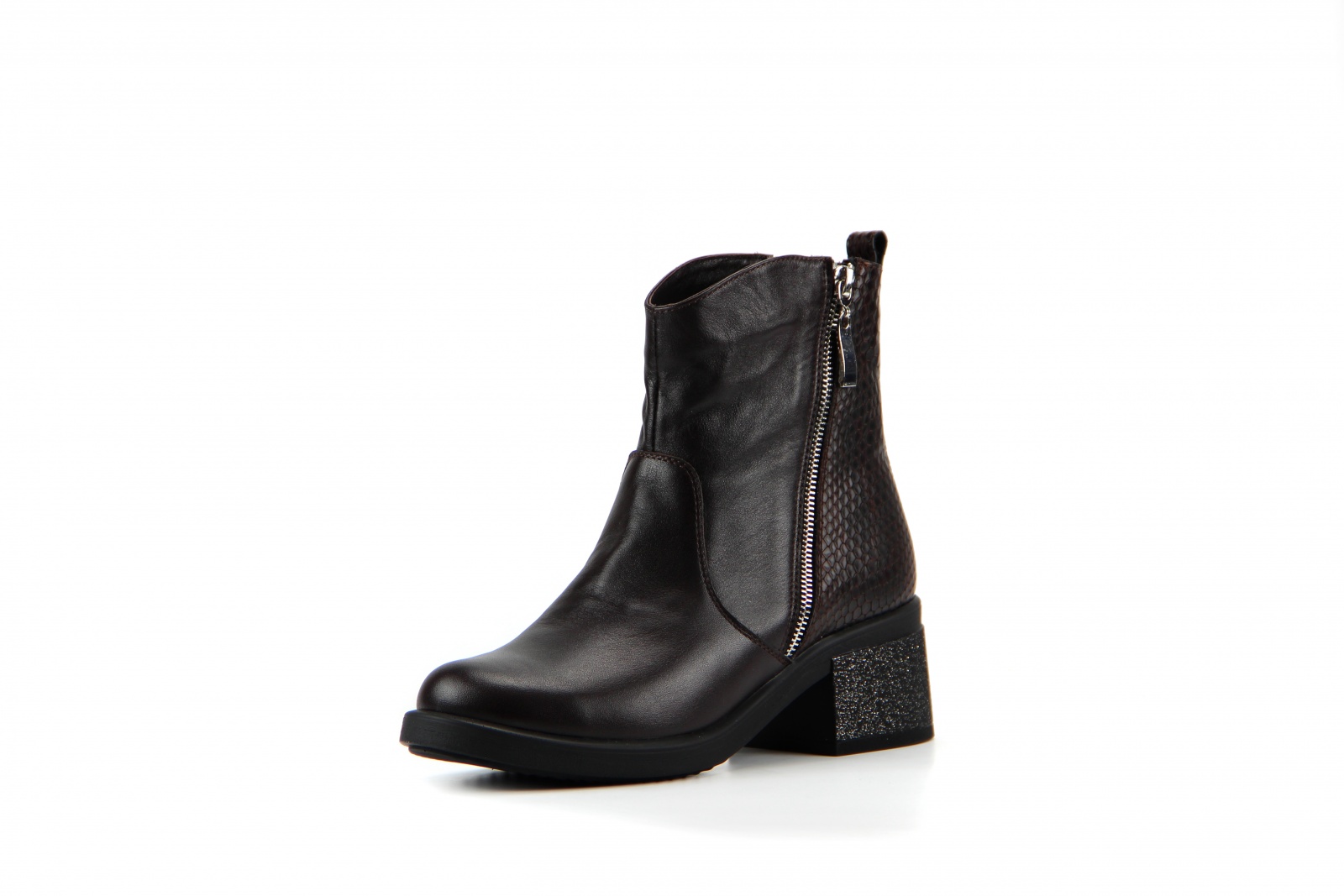 картинка Ботинки ED'ART 406.413.brown.reptile от интернет магазина