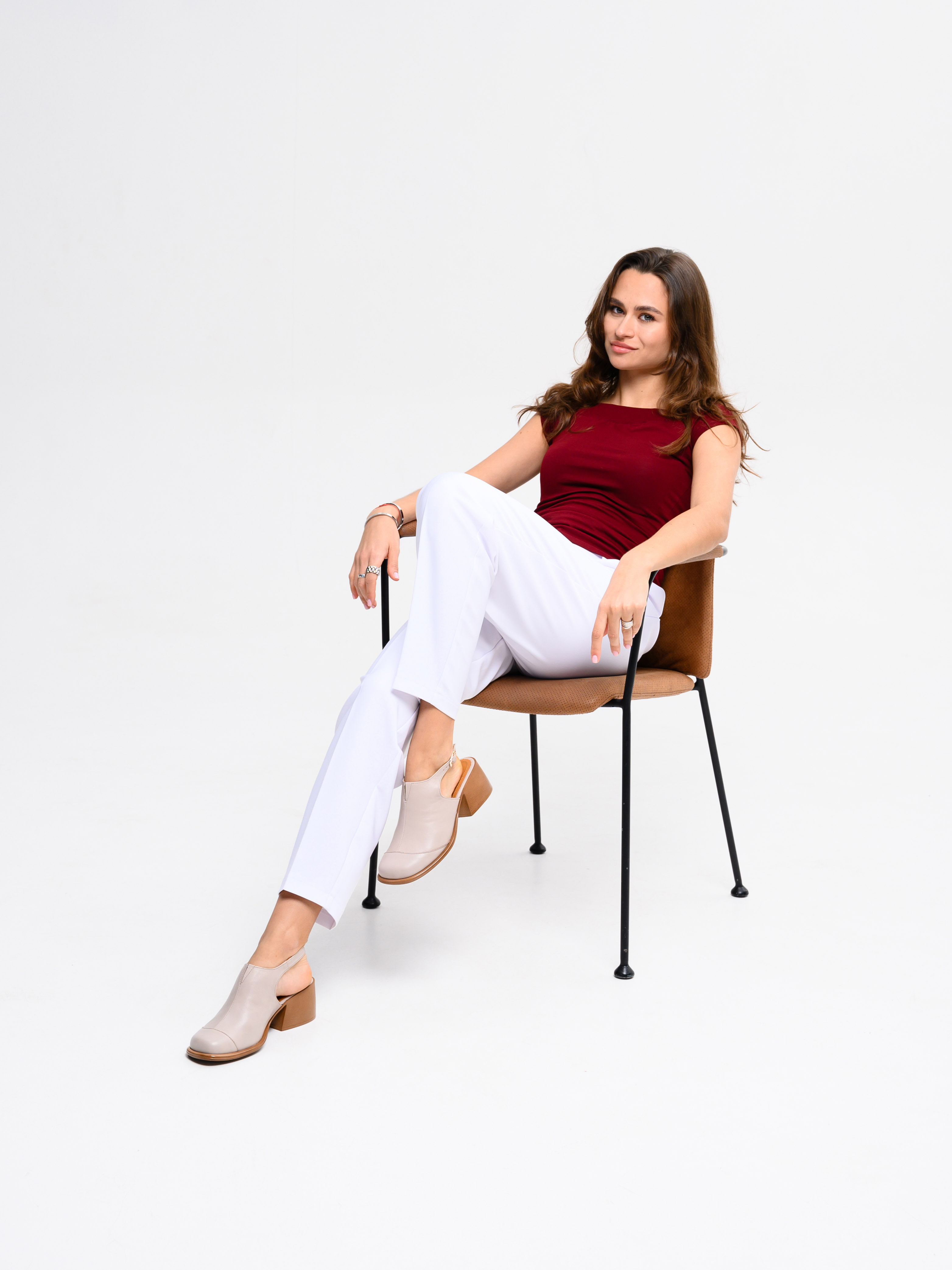 картинка Босоножки ED'ART 5133.23663'be. Стар визон+коричневый от интернет магазина