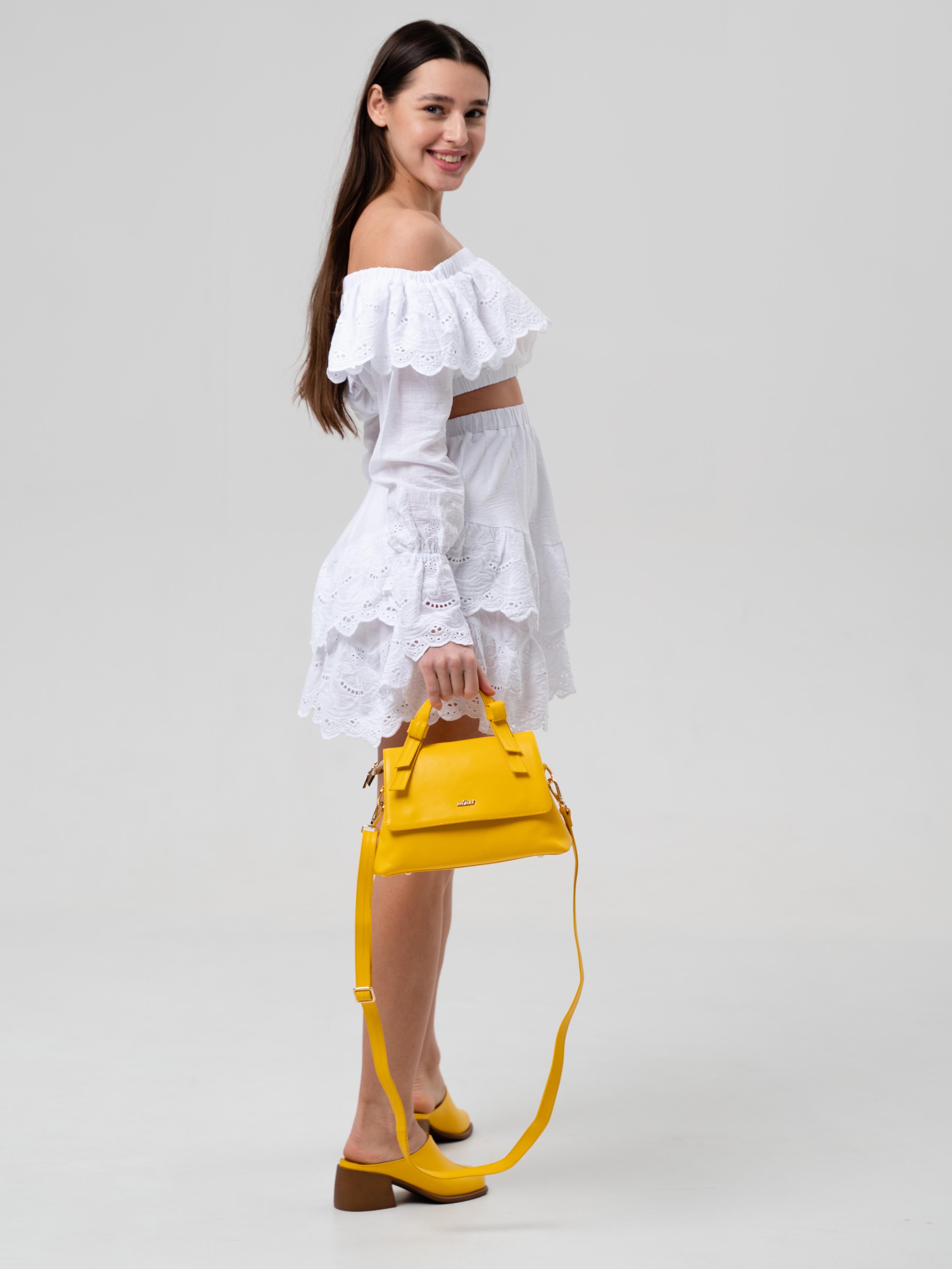 картинка Сумка-клатч ED'ART s06.желтый от интернет магазина