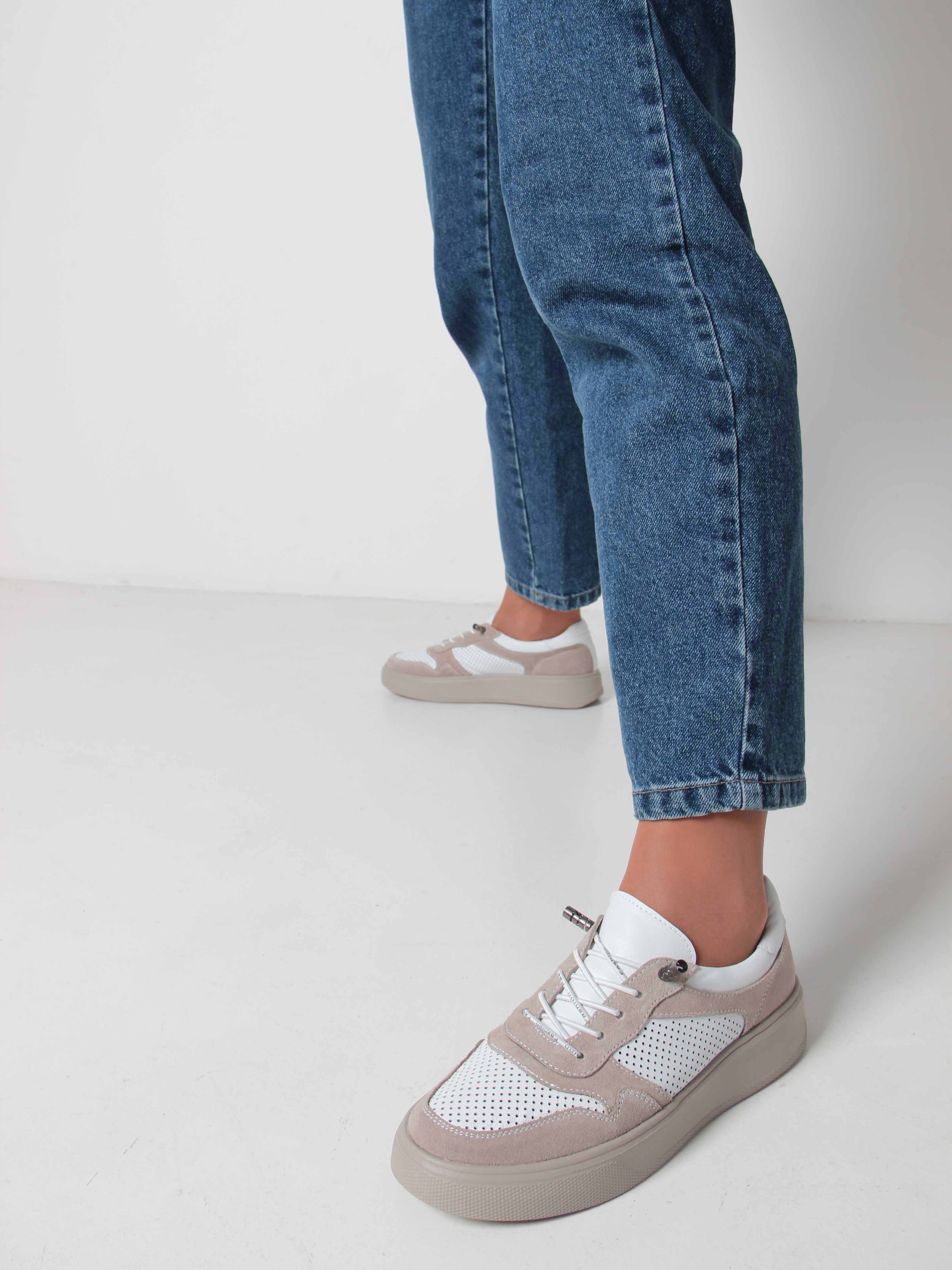 картинка Кеды ED'ART 149.LusiR2'la. Белый бежевый от интернет магазина