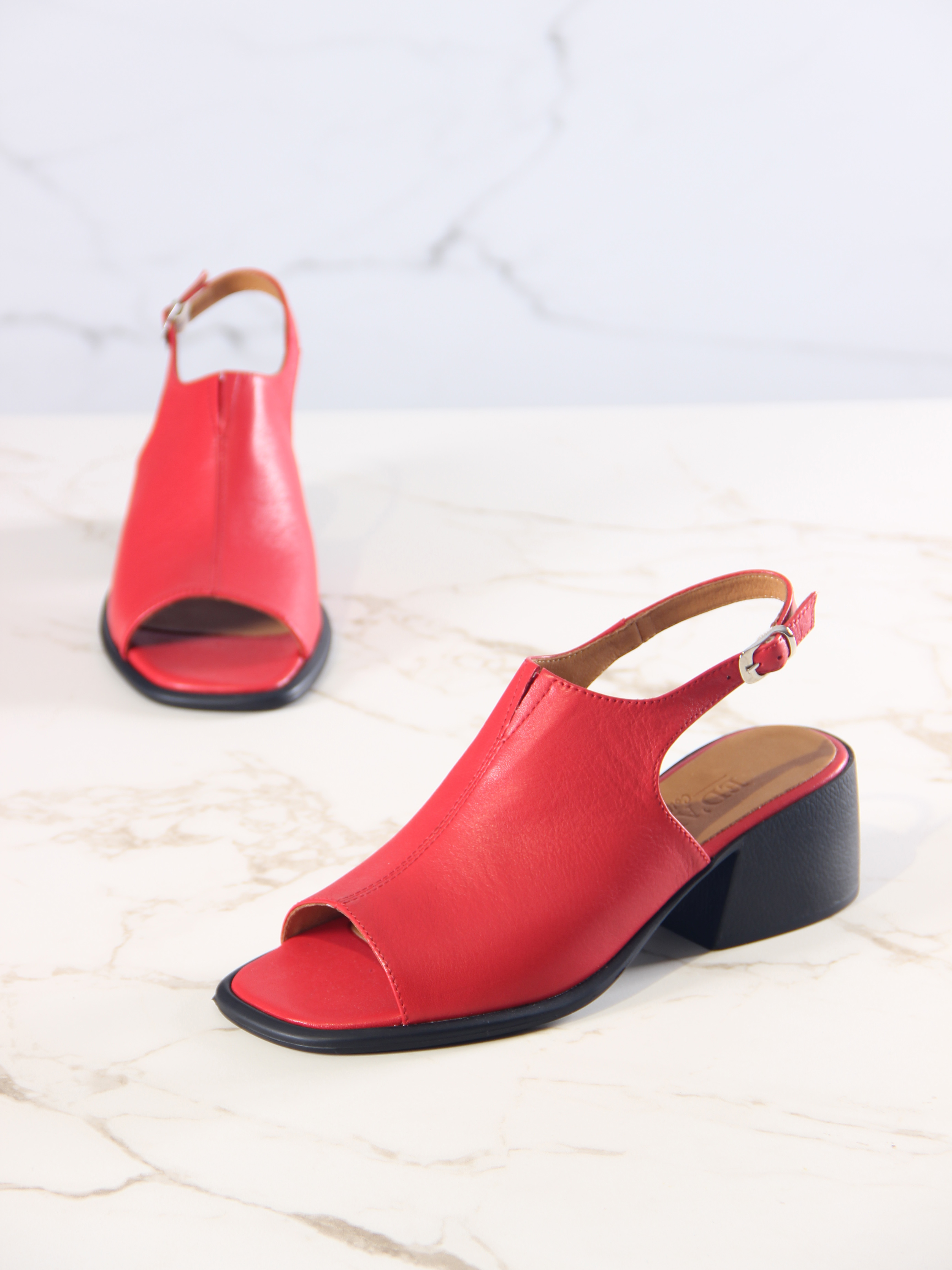 картинка Босоножки ED'ART 4013.23663'bl. Красный от интернет магазина