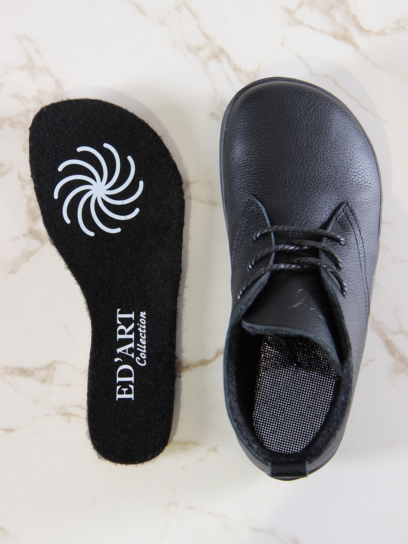 картинка Босоногие ботинки  ED'ART 208.NATA'bl.Черный флоттер от интернет магазина