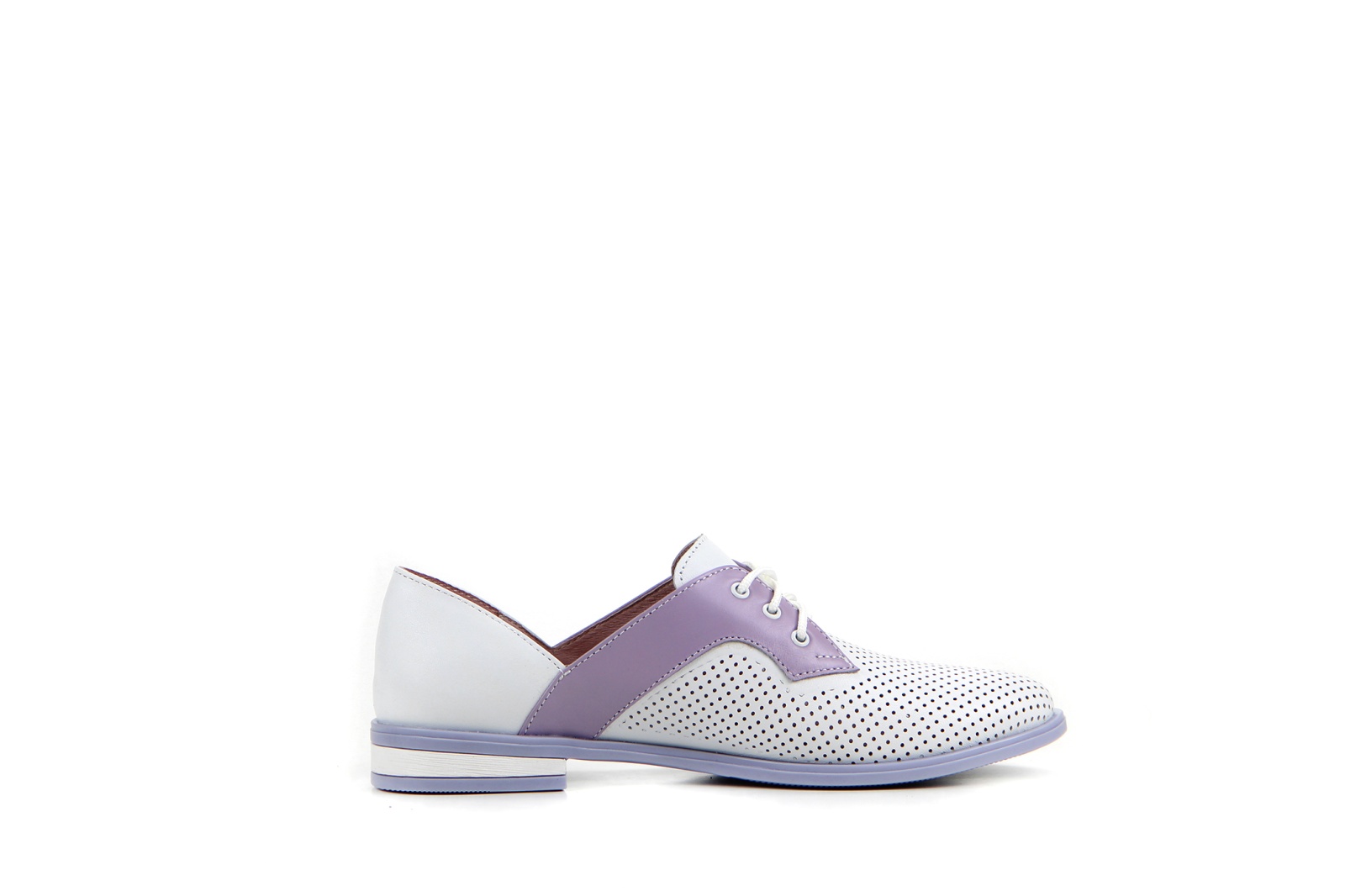 картинка Туфли ED'ART 114.p.madonna'l. white-lilac от интернет магазина