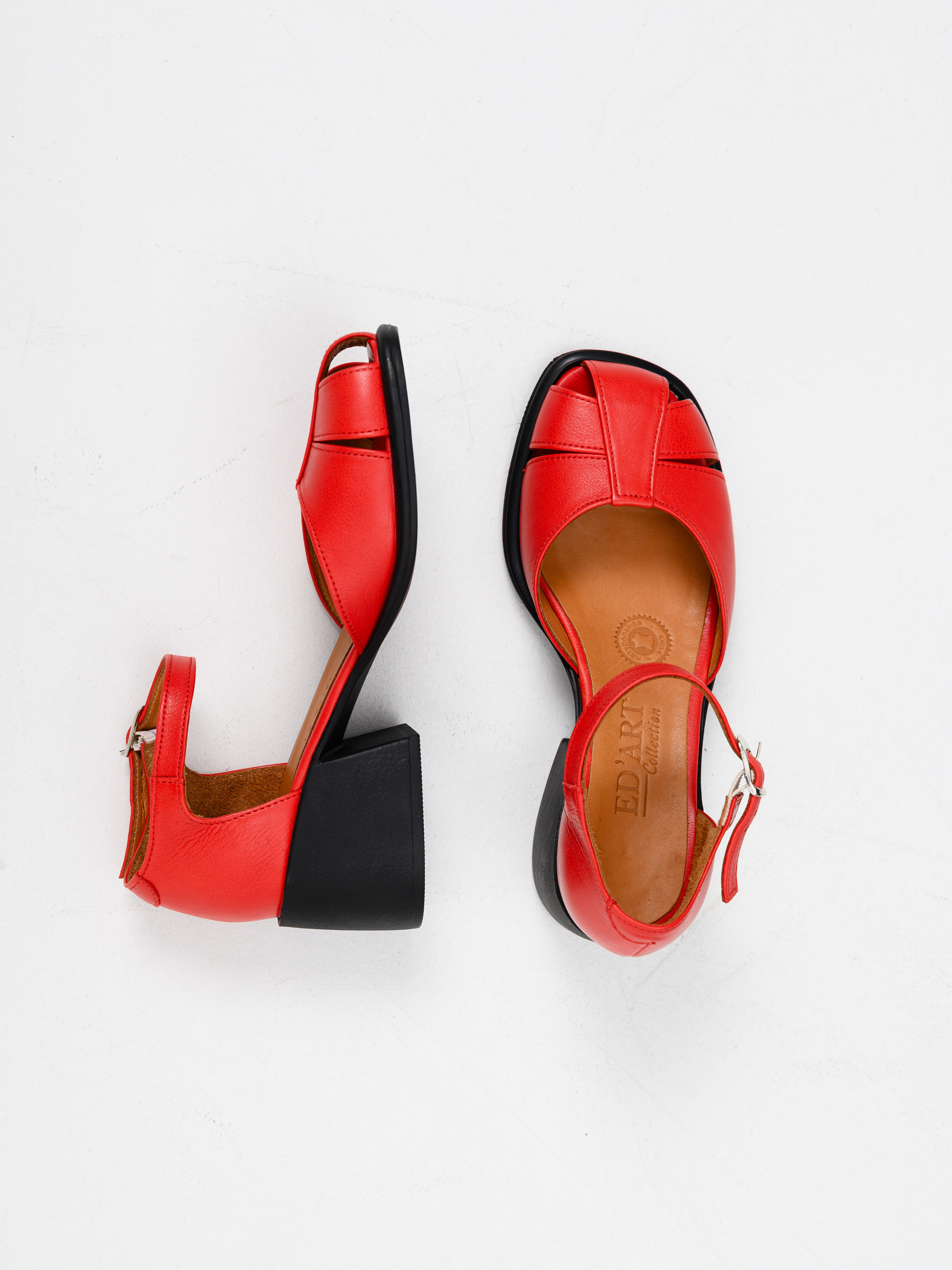 картинка Босоножки ED'ART 5033.23663'bl. Красные от интернет магазина