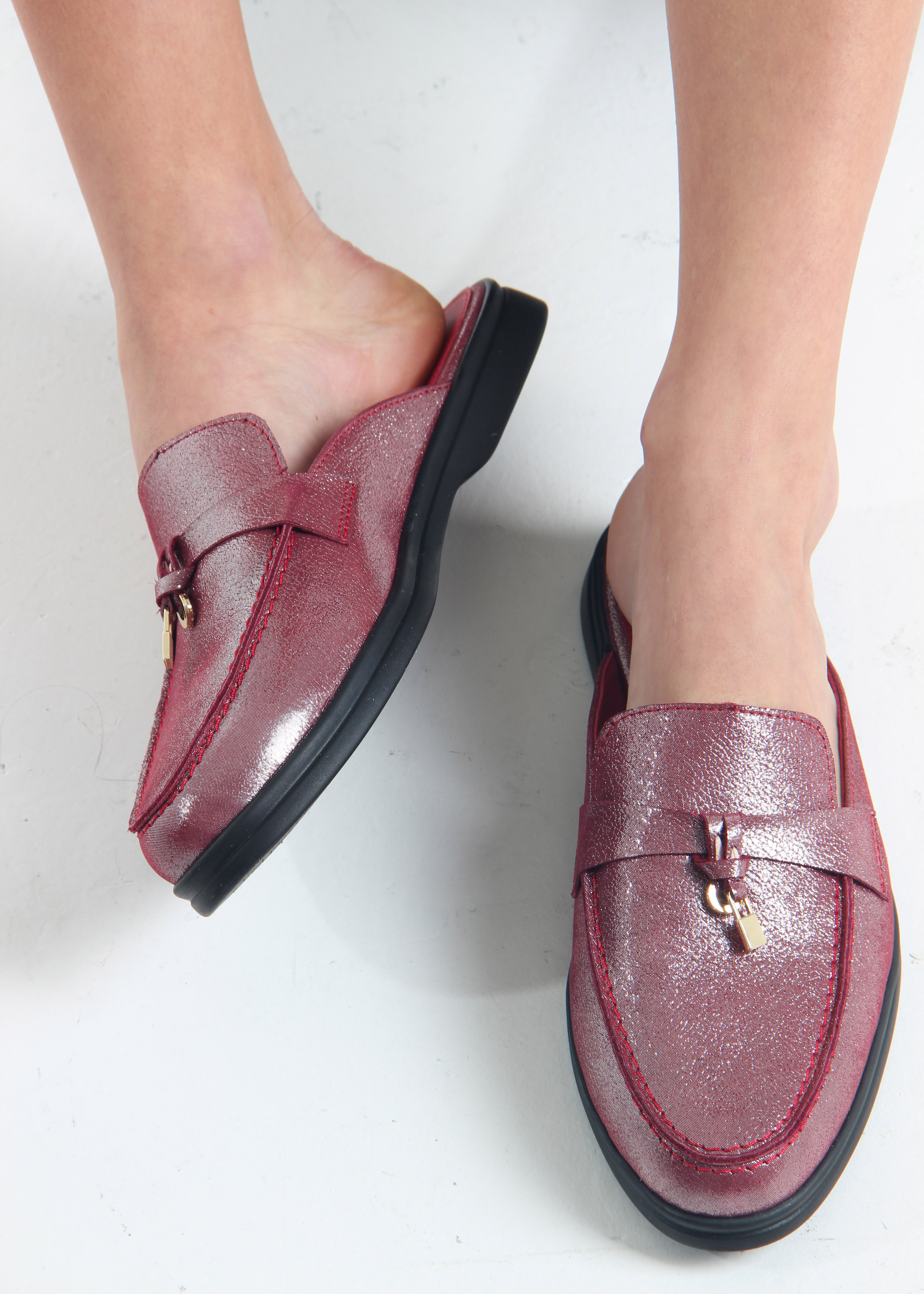 картинка Мюли ED'ART 1070.2614'bl. бордо астана от интернет магазина