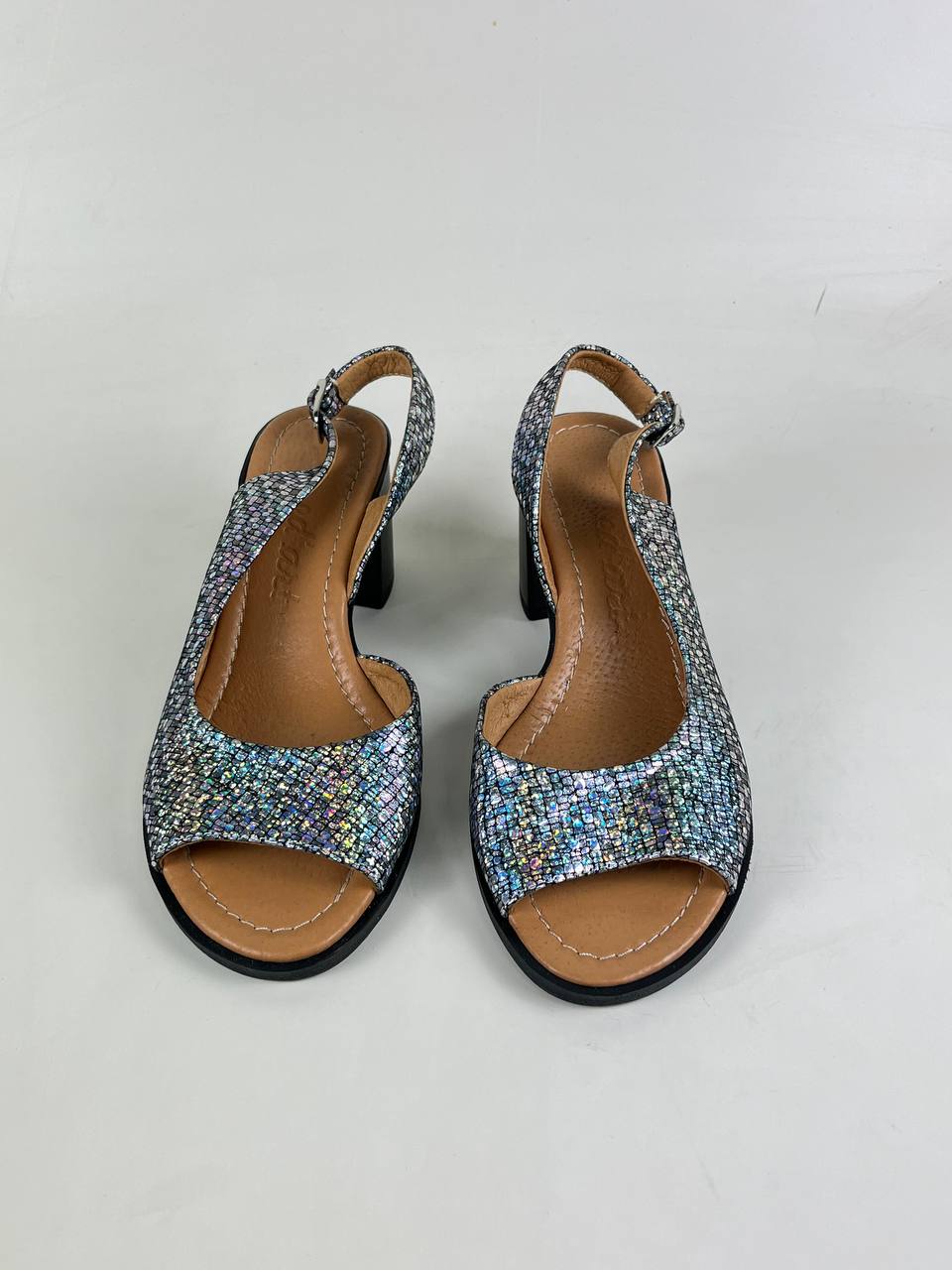 картинка Босоножки ED'ART 6010.624'bl. серебро энгерек  R от интернет магазина