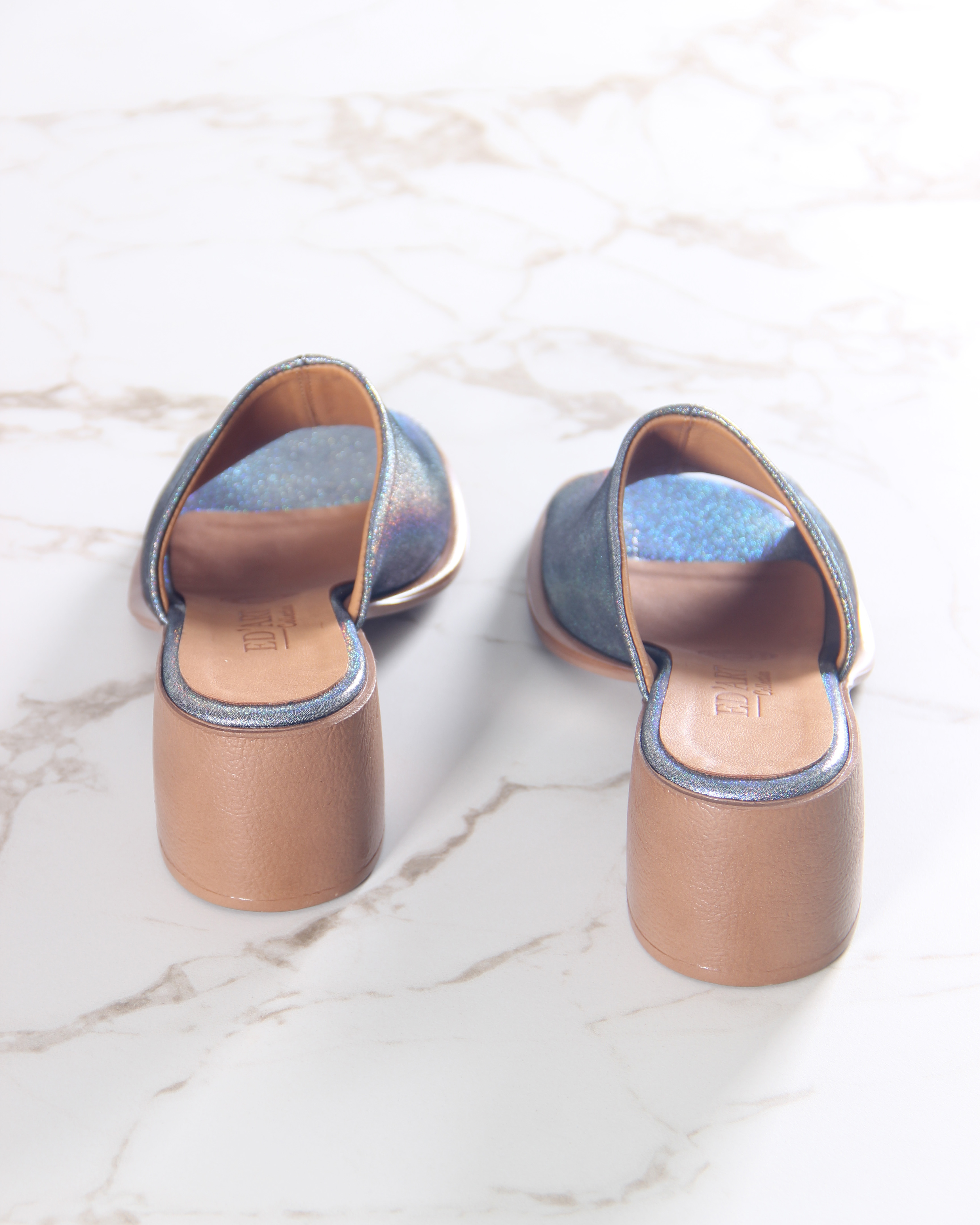 картинка Босоножки ED'ART 4012.23663'br. Черный ибица+коричневый от интернет магазина