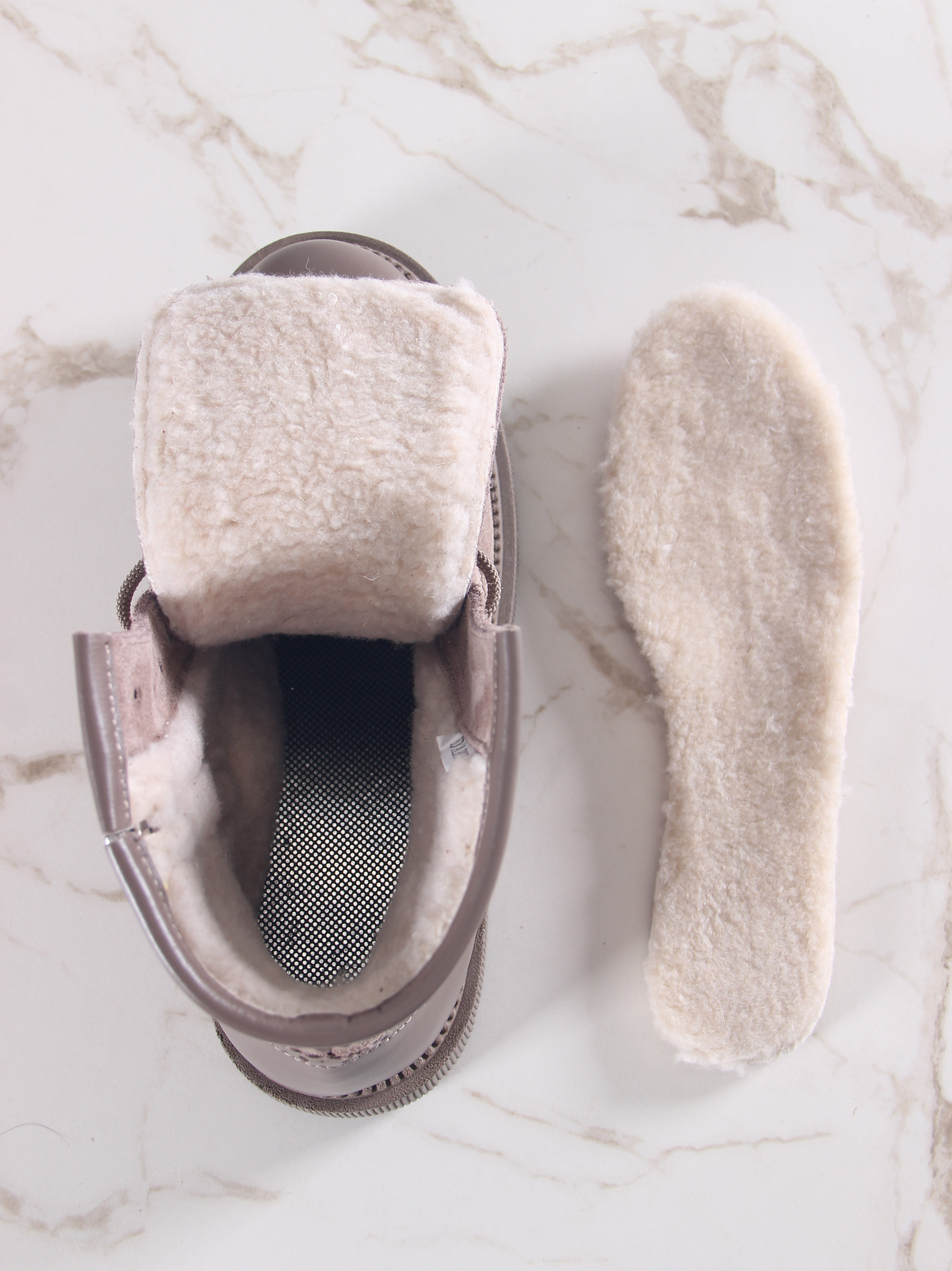 картинка Ботинки ED'ART 319.taskana'ka. Тауп майами+капучино замша от интернет магазина