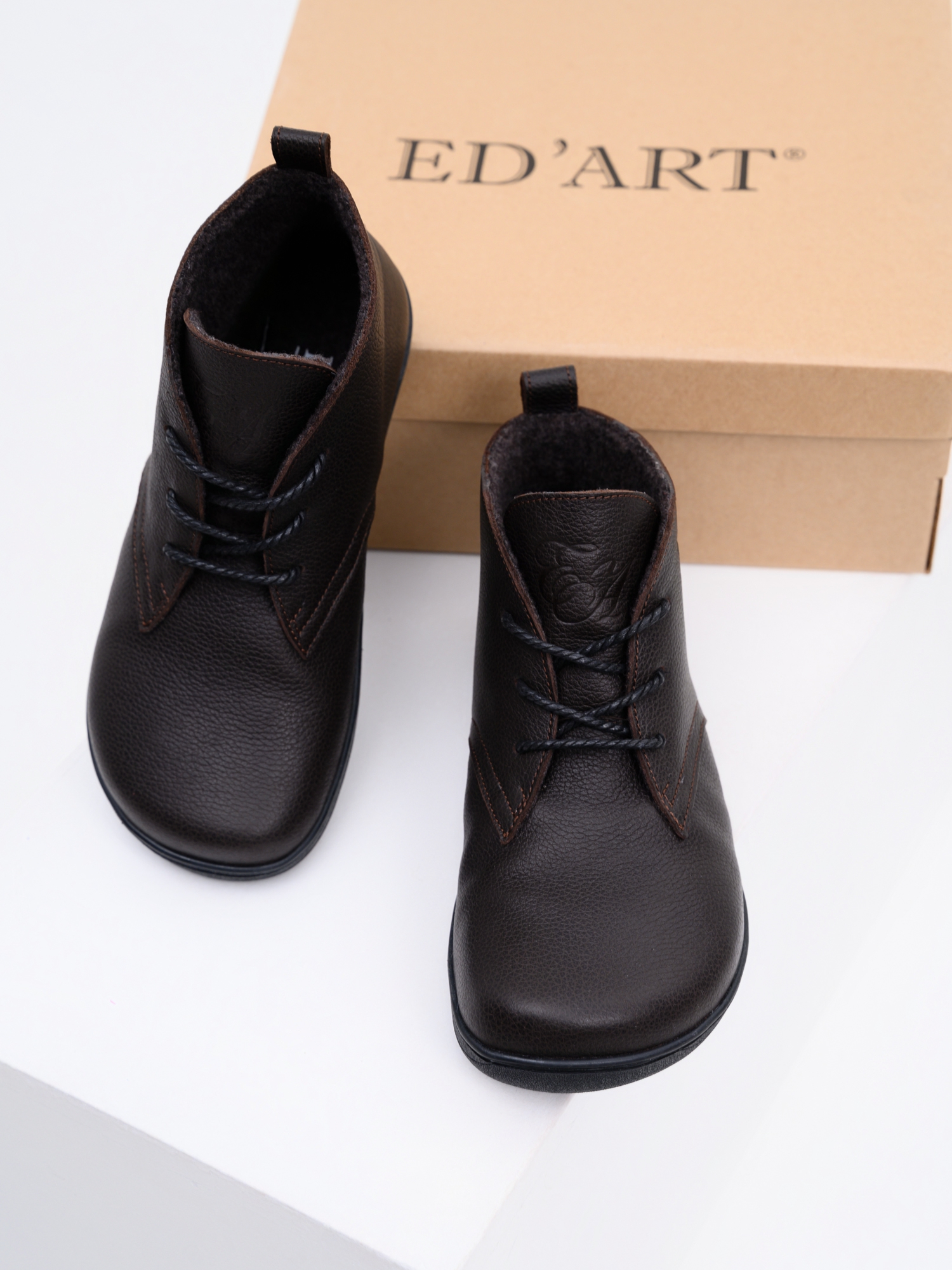 картинка Босоногие ботинки  ED'ART 208.NATA'bl.Темно-коричневая оттима от интернет магазина