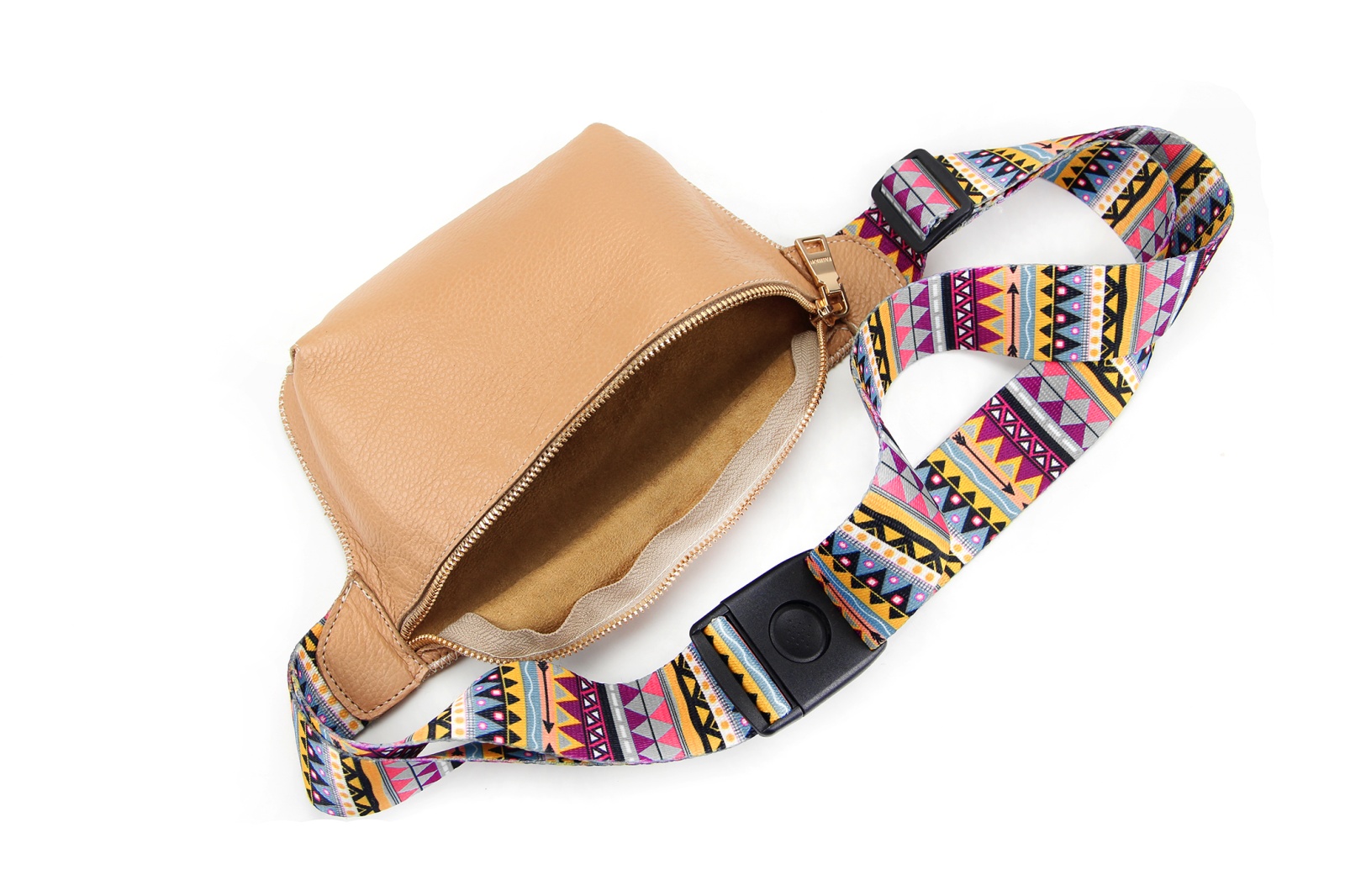 картинка Сумка-бананка ED`ART b01. beige max от интернет магазина