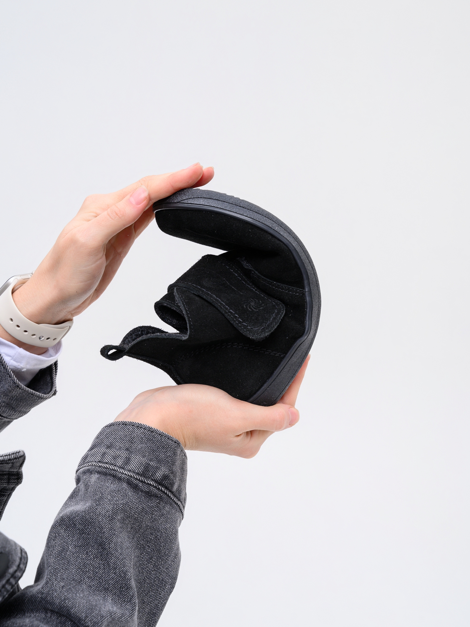 картинка Босоногие ботинки  ED'ART 209.NATA'bl.Черная замша от интернет магазина