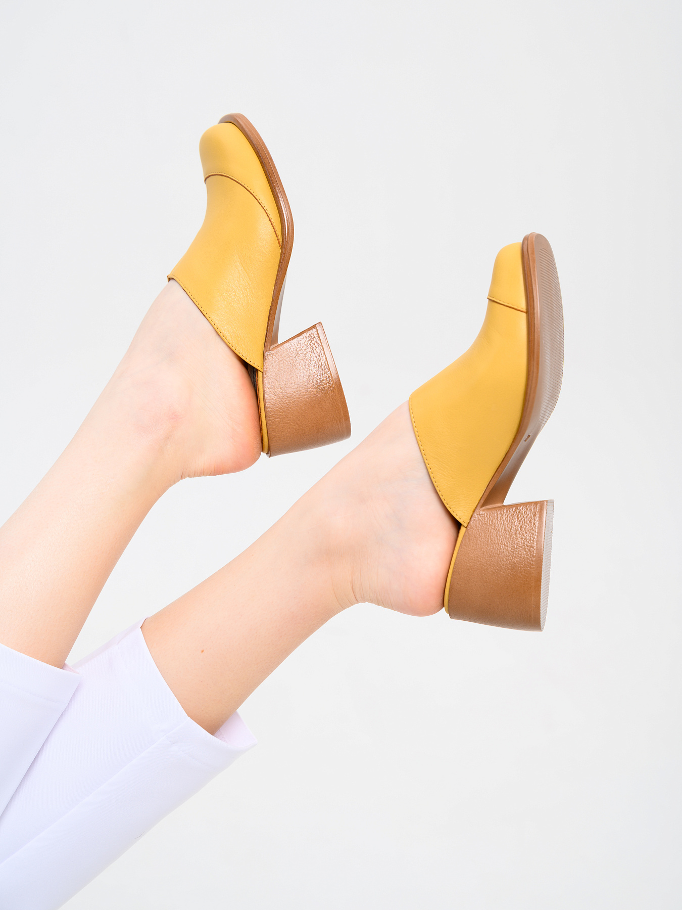 картинка Сабо ED'ART 5132.23663'br. Тыква лион+коричневый от интернет магазина