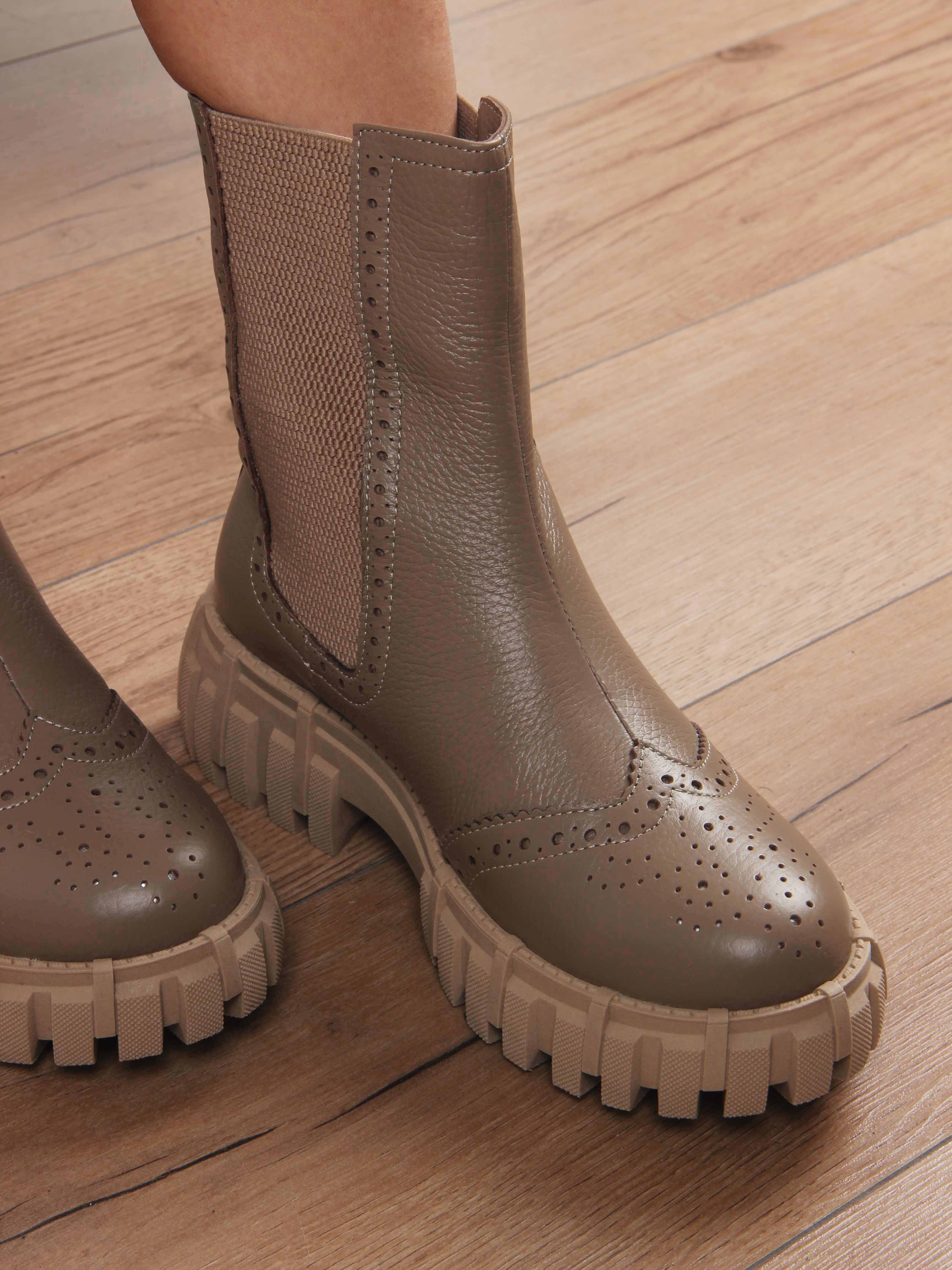 картинка Челси ED'ART 360.P.466'be. cocoa flotter от интернет магазина