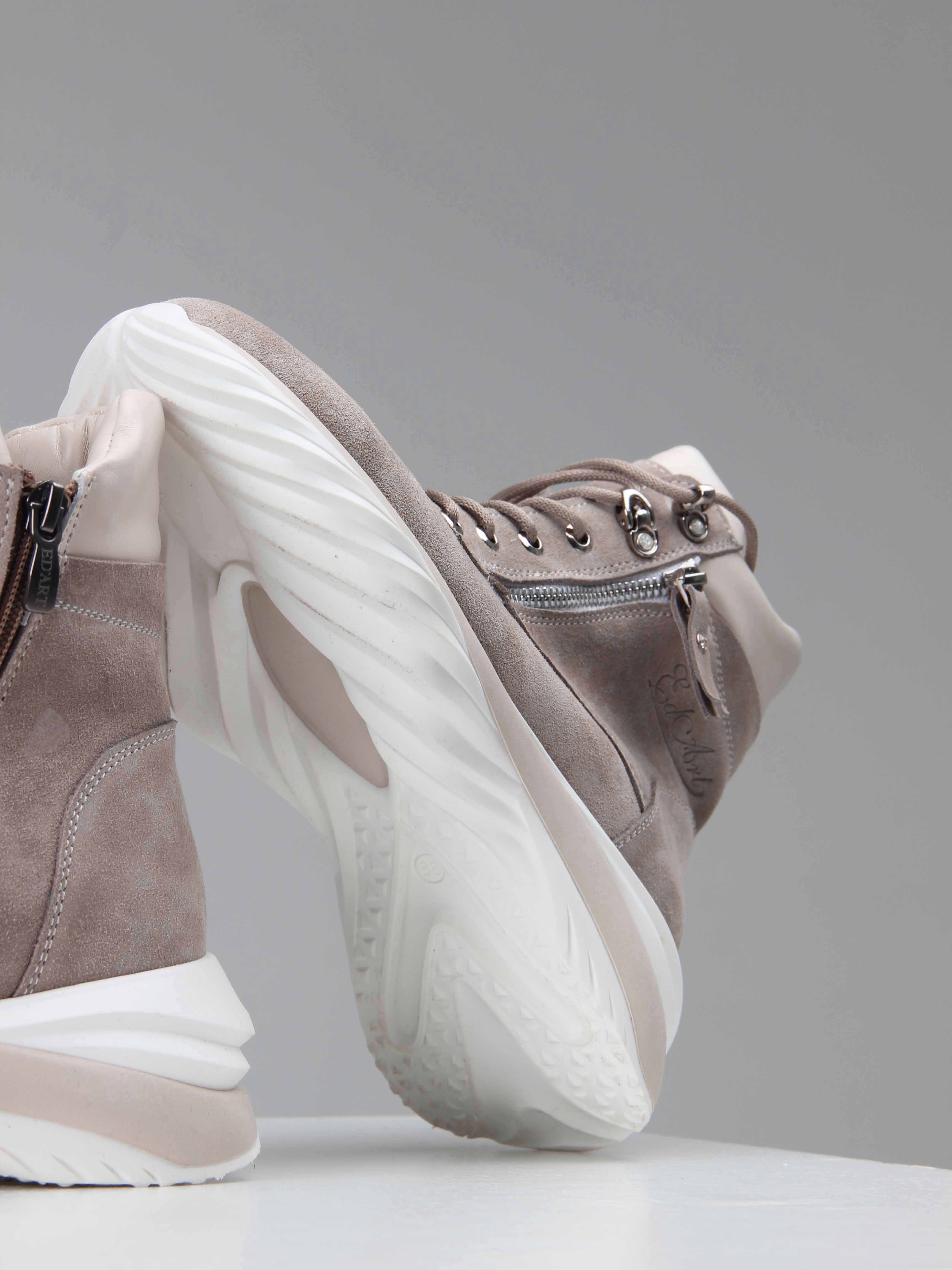 картинка Ботинки ED'ART 261.uno2'w. каменный замша от интернет магазина