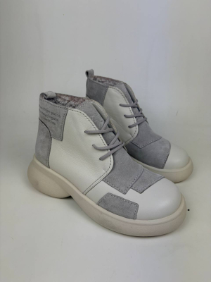 Ботинки натуральная кожа бежевые