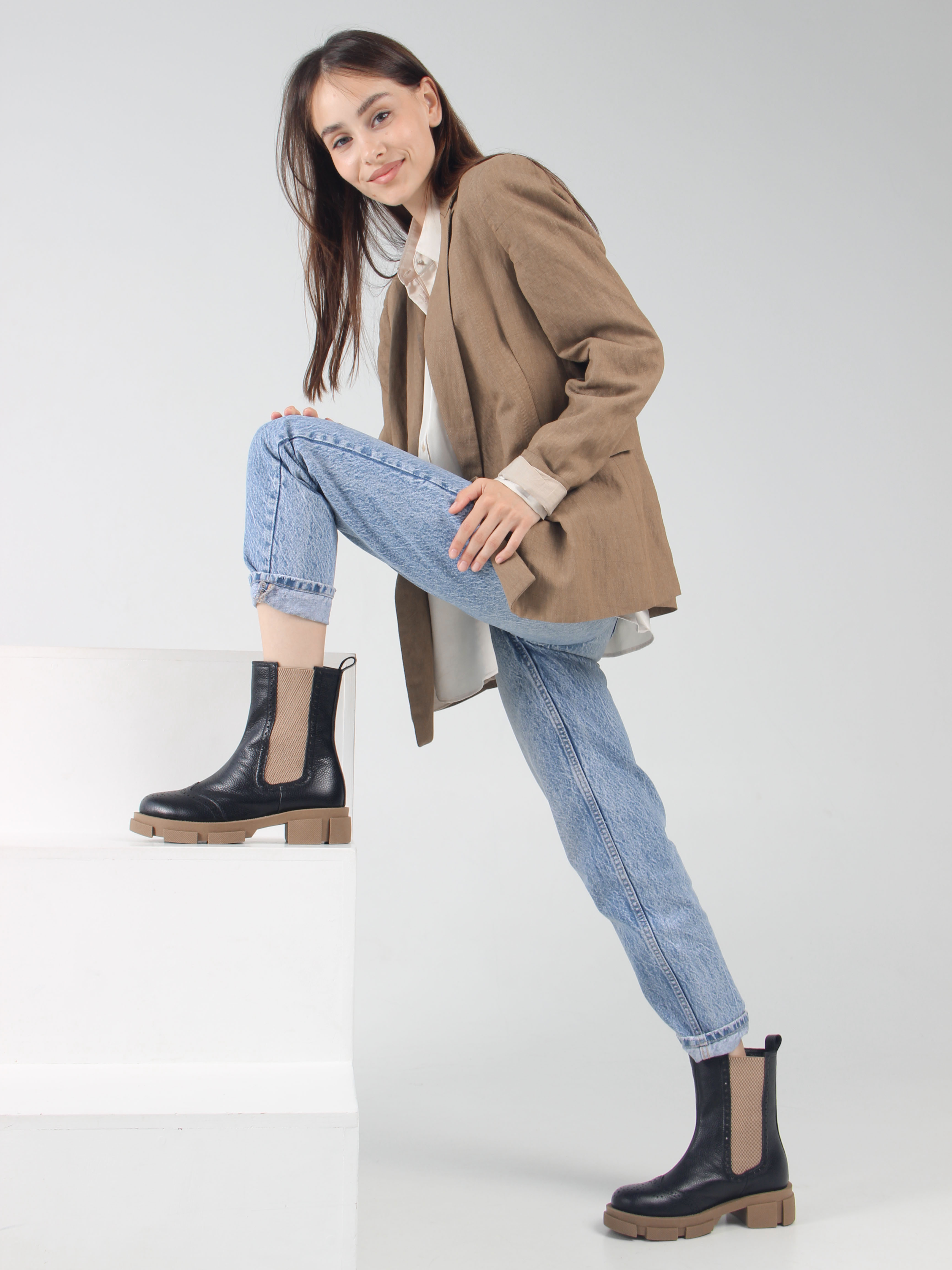 картинка Челси ED'ART 360.P.21074'nut. черный макс какао от интернет магазина