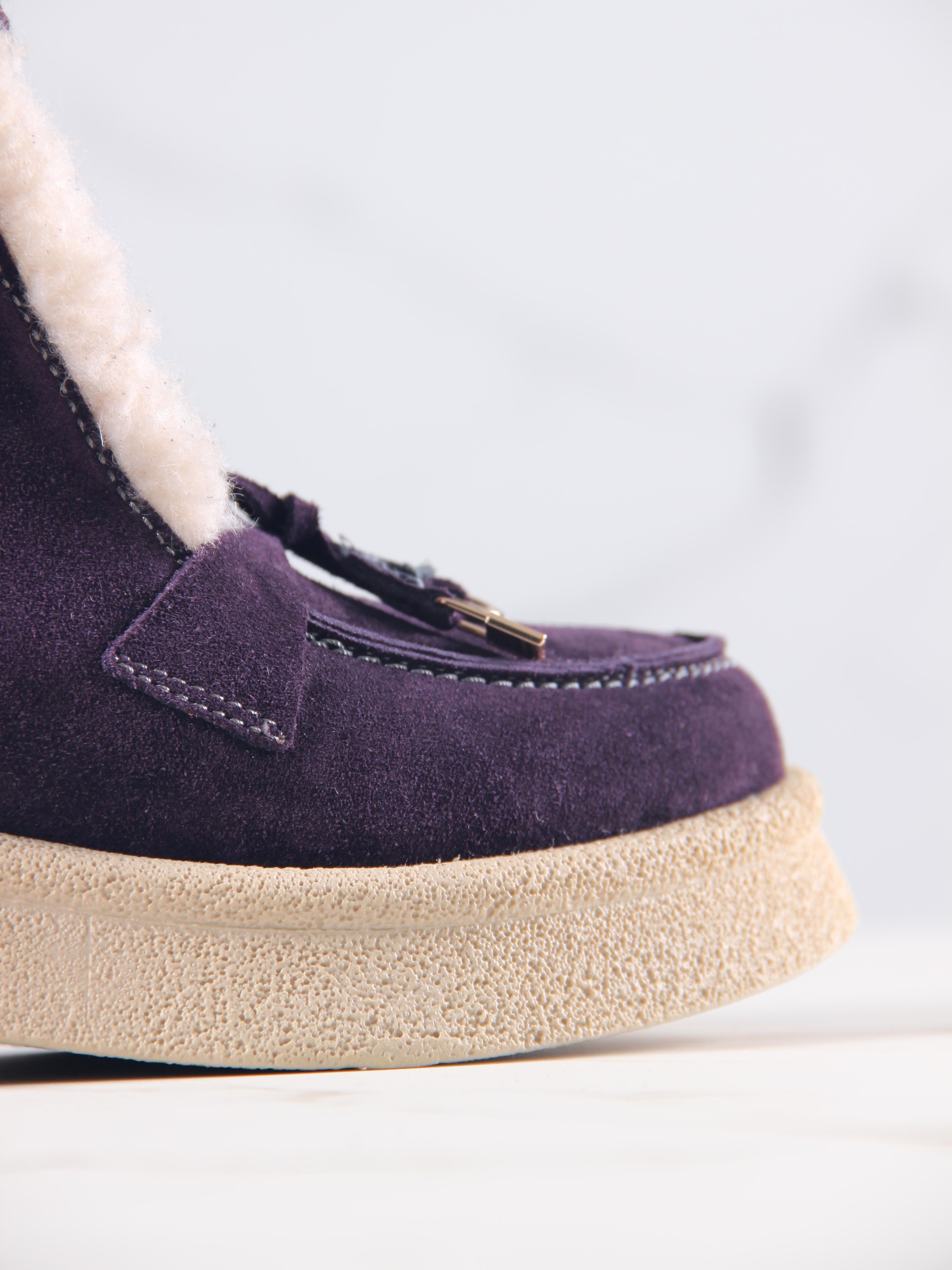 картинка Ботинки ED'ART 307.florida 'be.сливовая замша от интернет магазина