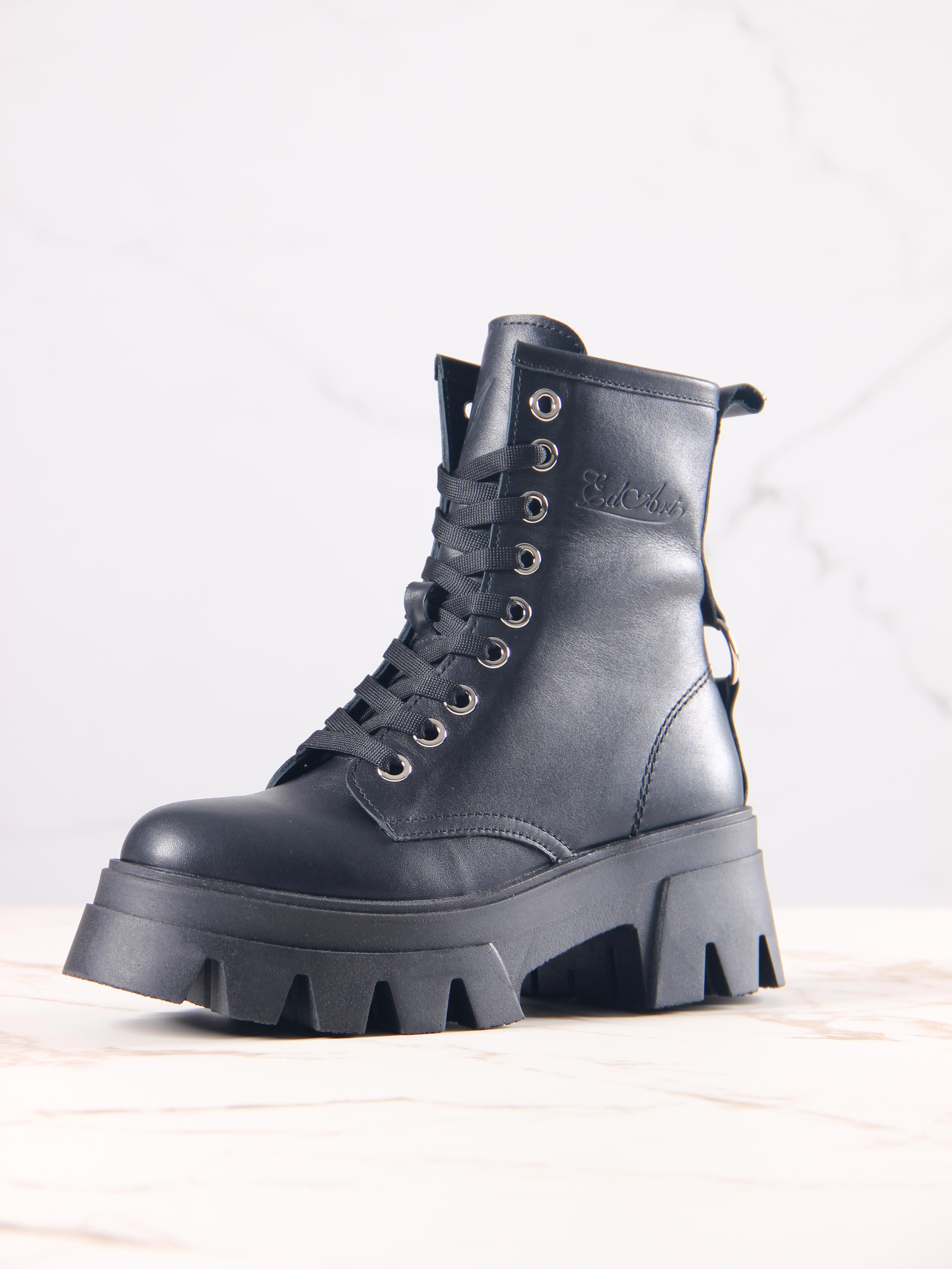 картинка Ботинки ED'ART 329.зиплайн'bl. черный от интернет магазина