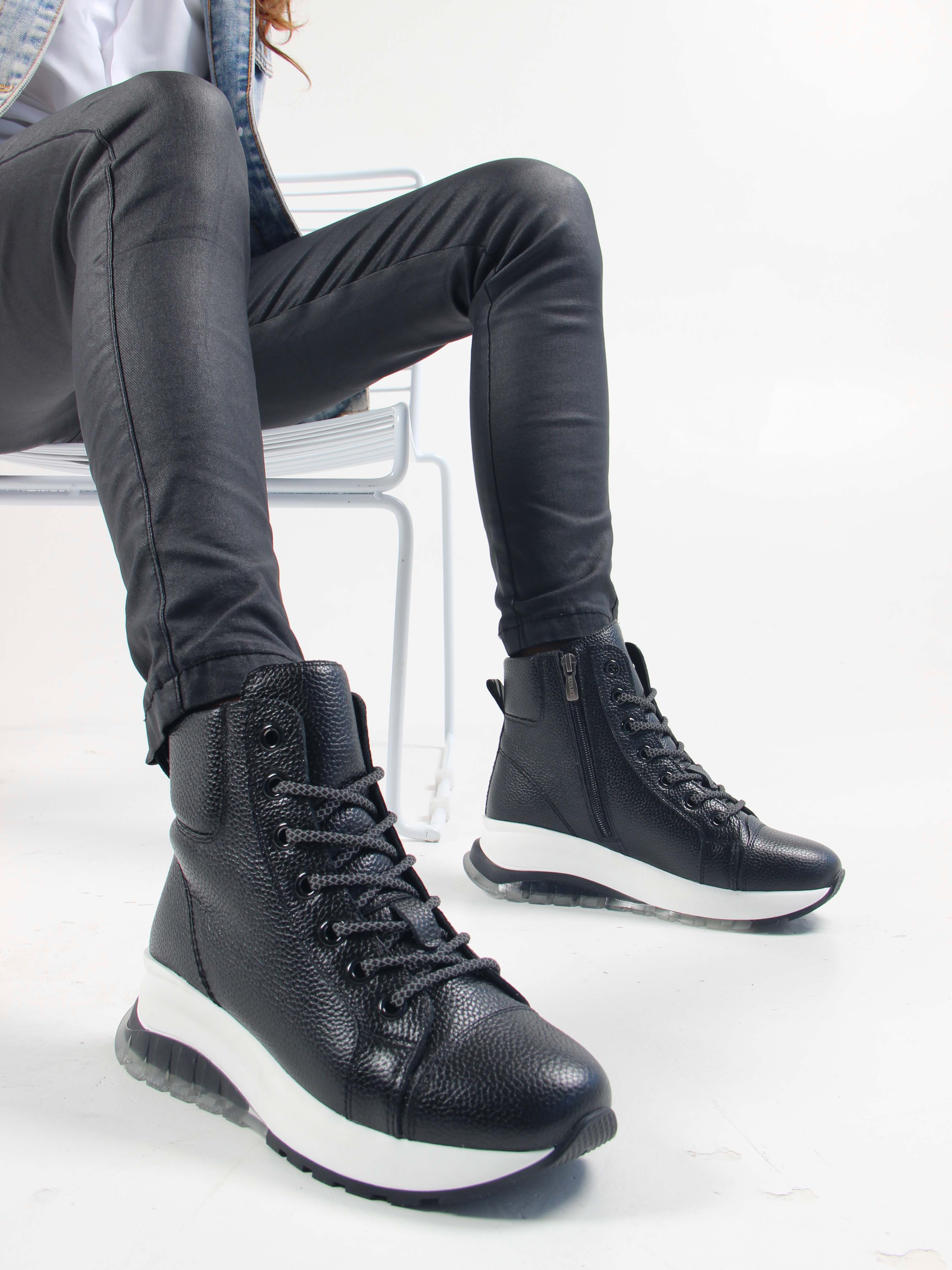 картинка Ботинки ED'ART 311.AVATAR'bl. Черный макс от интернет магазина