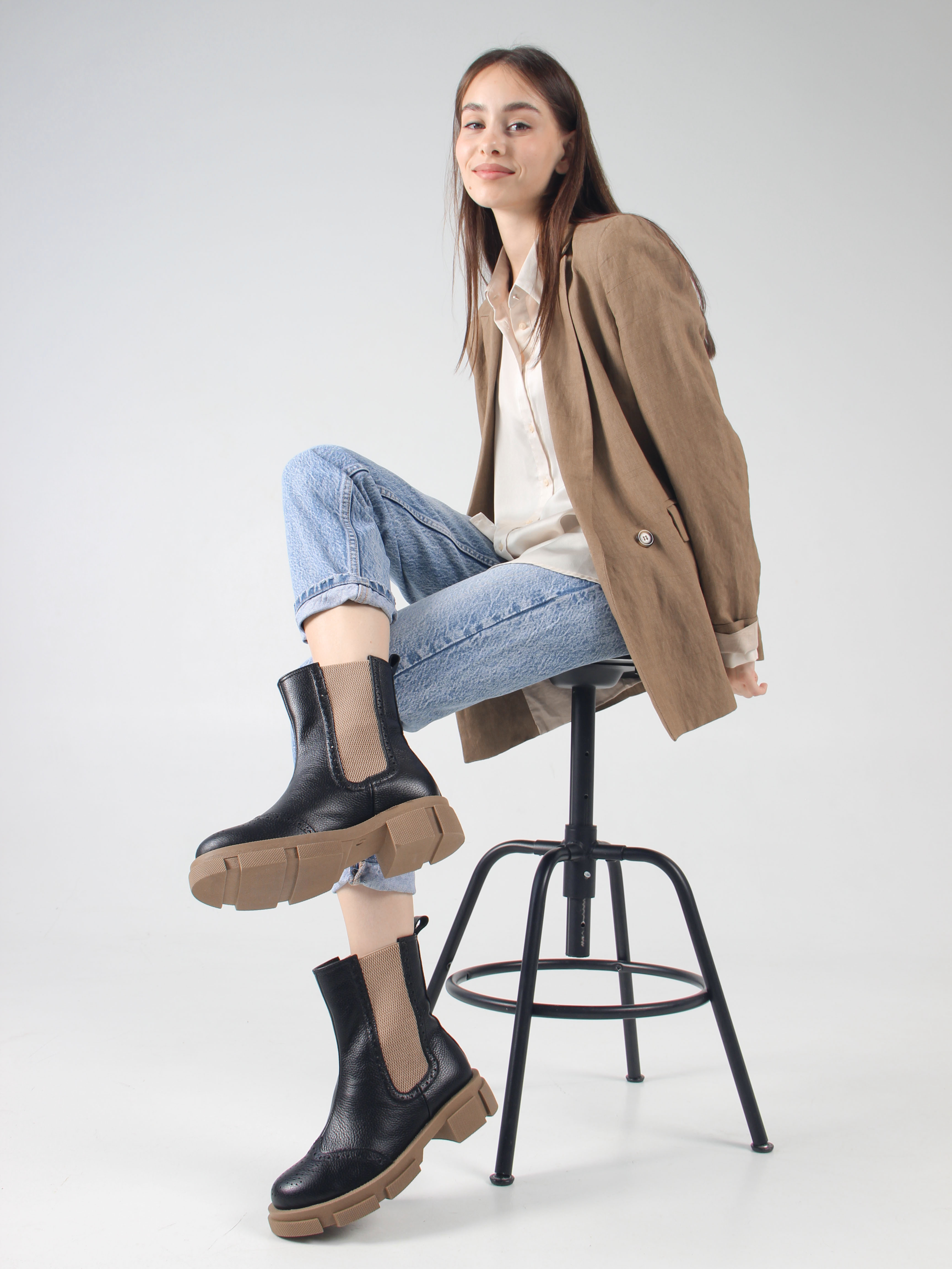 картинка Челси ED'ART 360.P.21074'nut. черный макс какао от интернет магазина