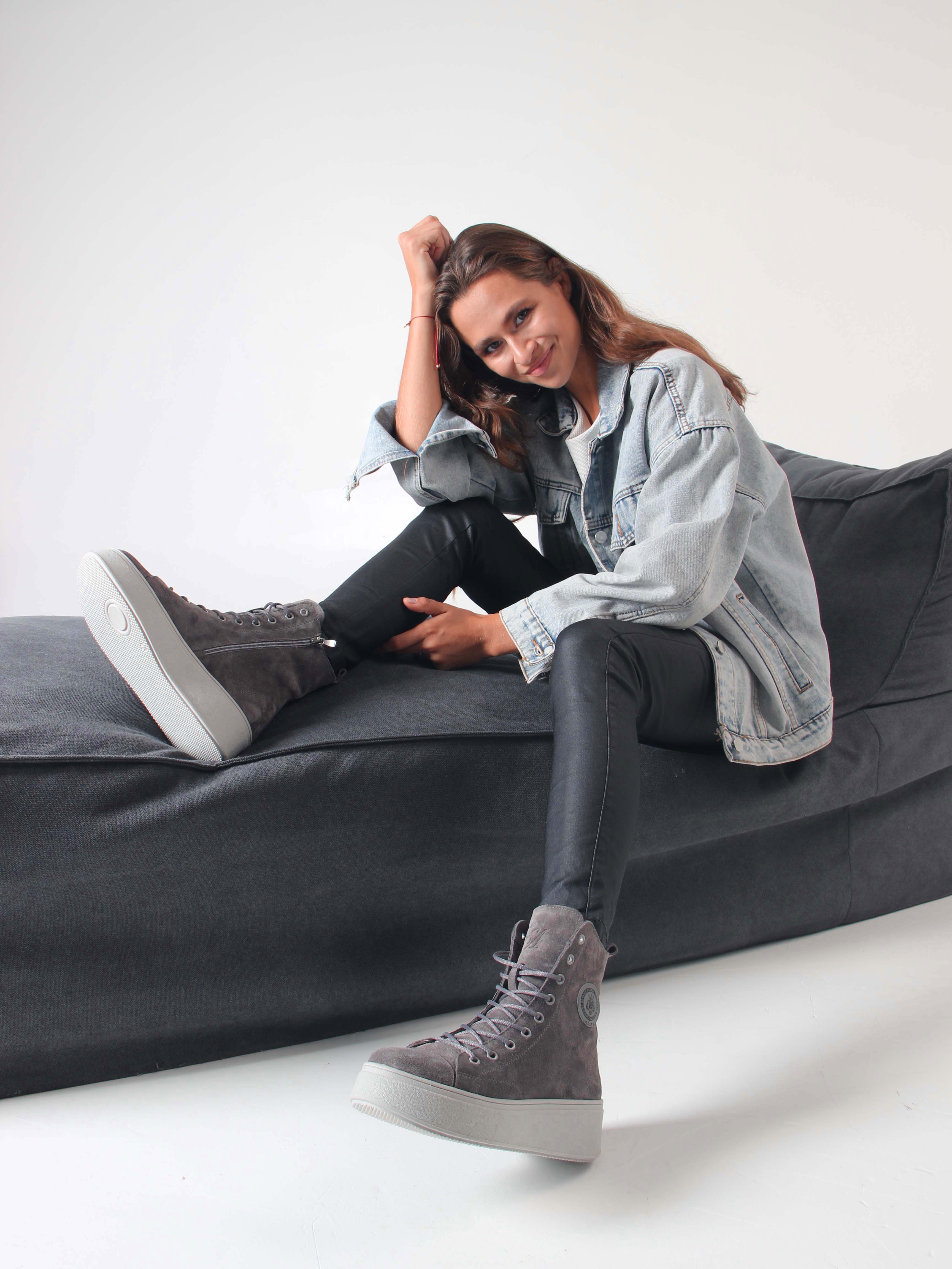 картинка Ботинки ED'ART 215.ALTA'gr. Серый замок от интернет магазина