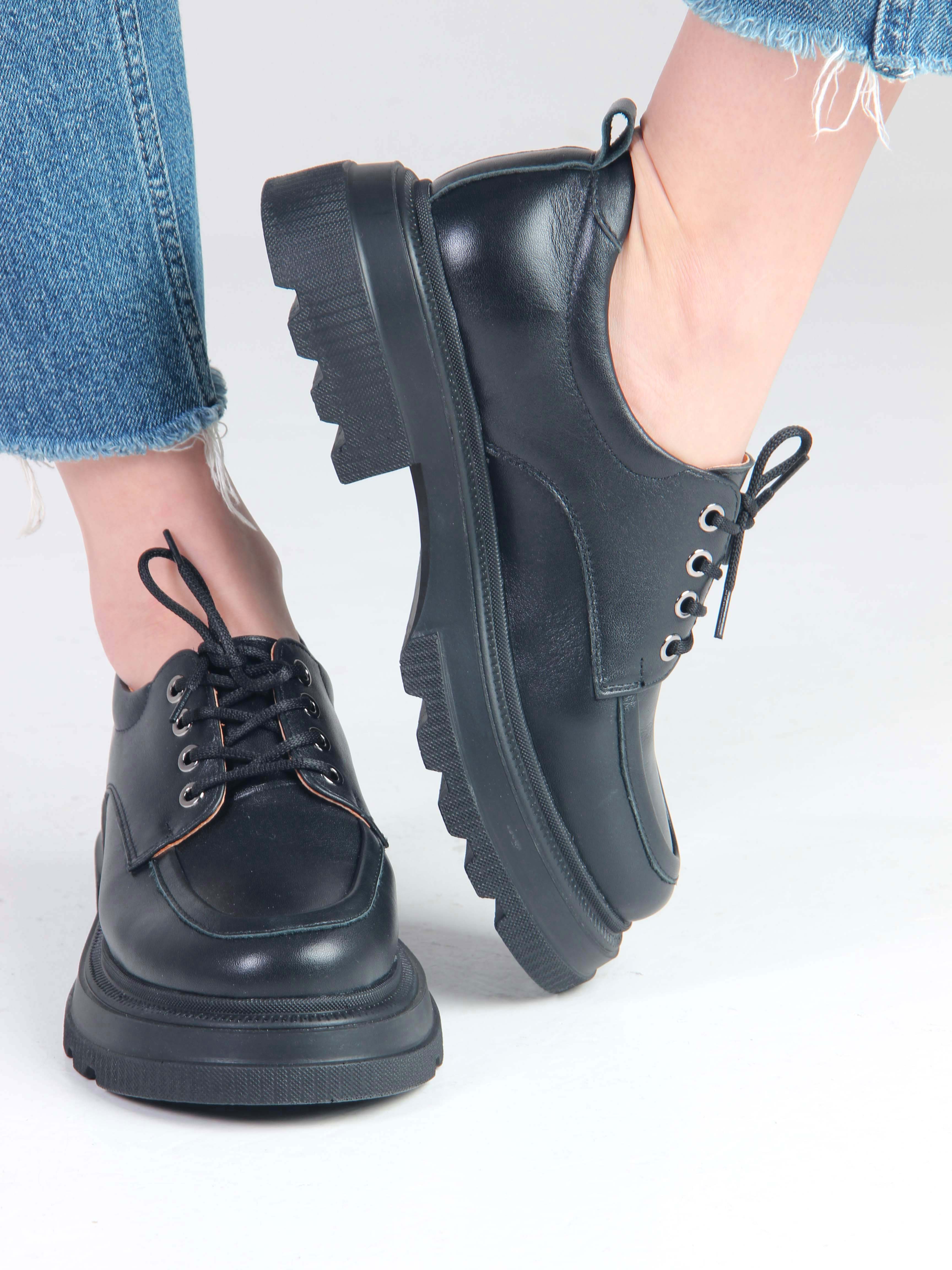 картинка Туфли полуботинки ED'ART 204.506'bl. Черный от интернет магазина