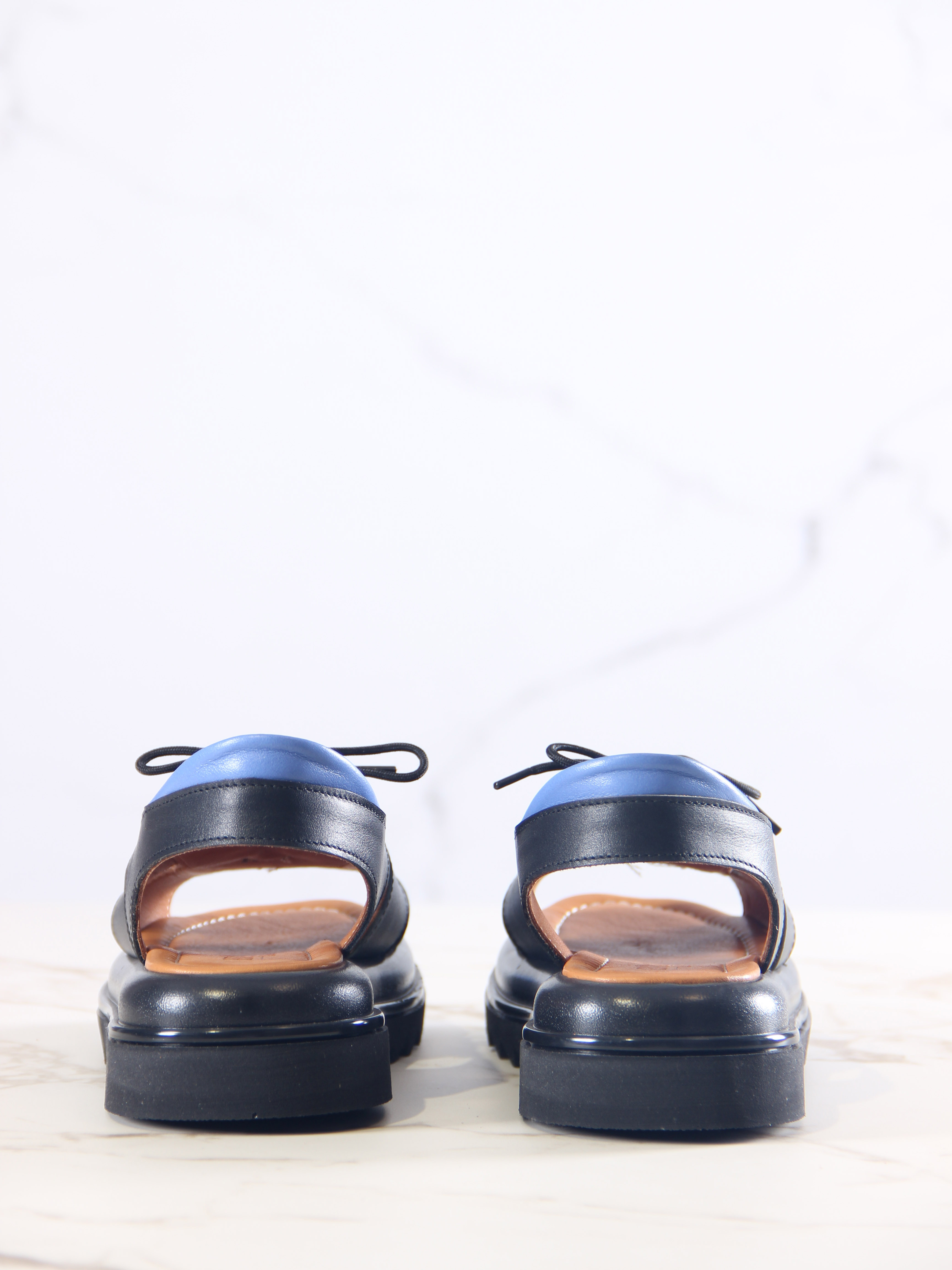 картинка Босоножки ED'ART 2029.2525'bl. Черный синий+черный от интернет магазина