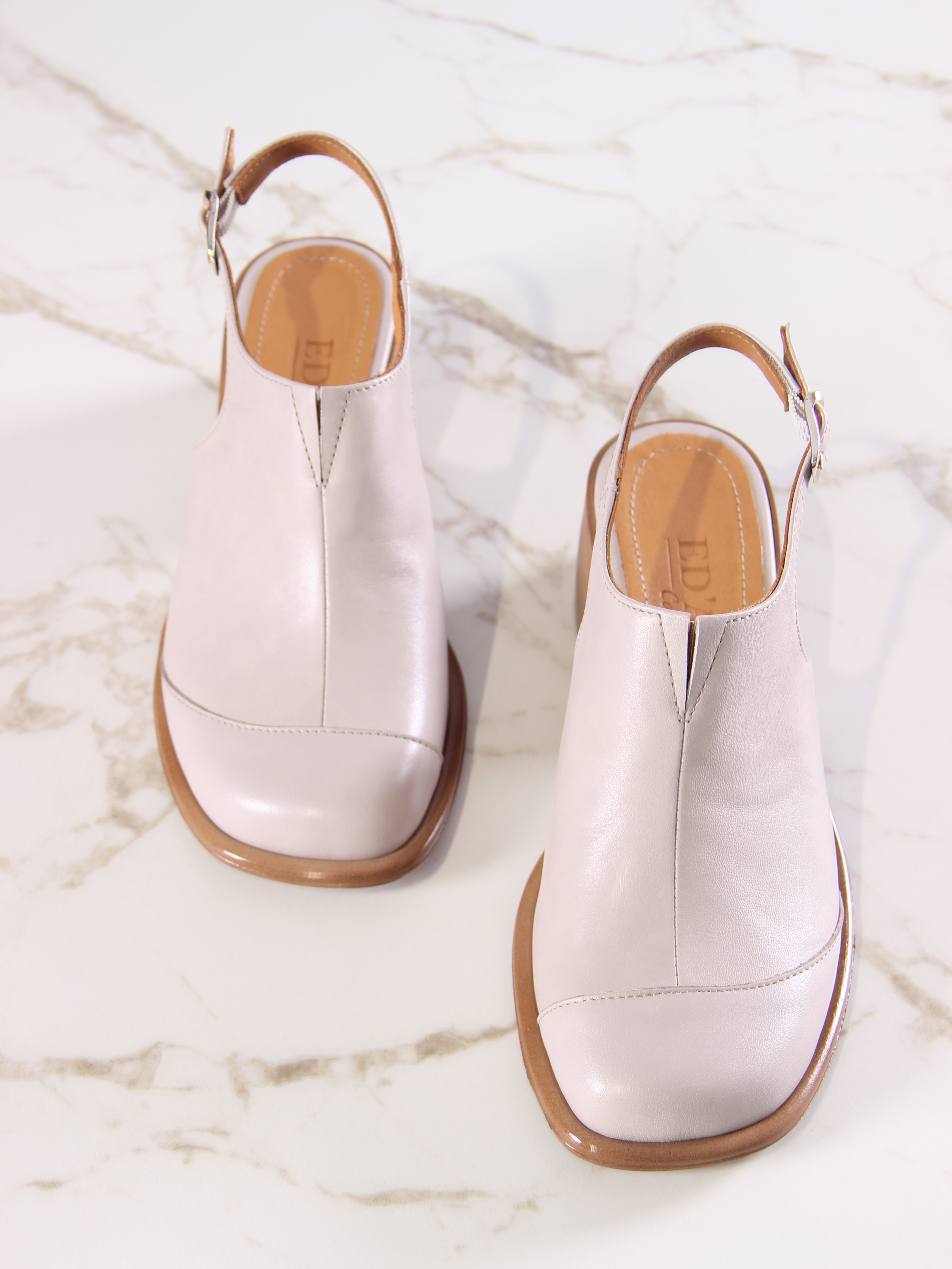 картинка Босоножки ED'ART 5133.23663'be. Стар визон+коричневый от интернет магазина