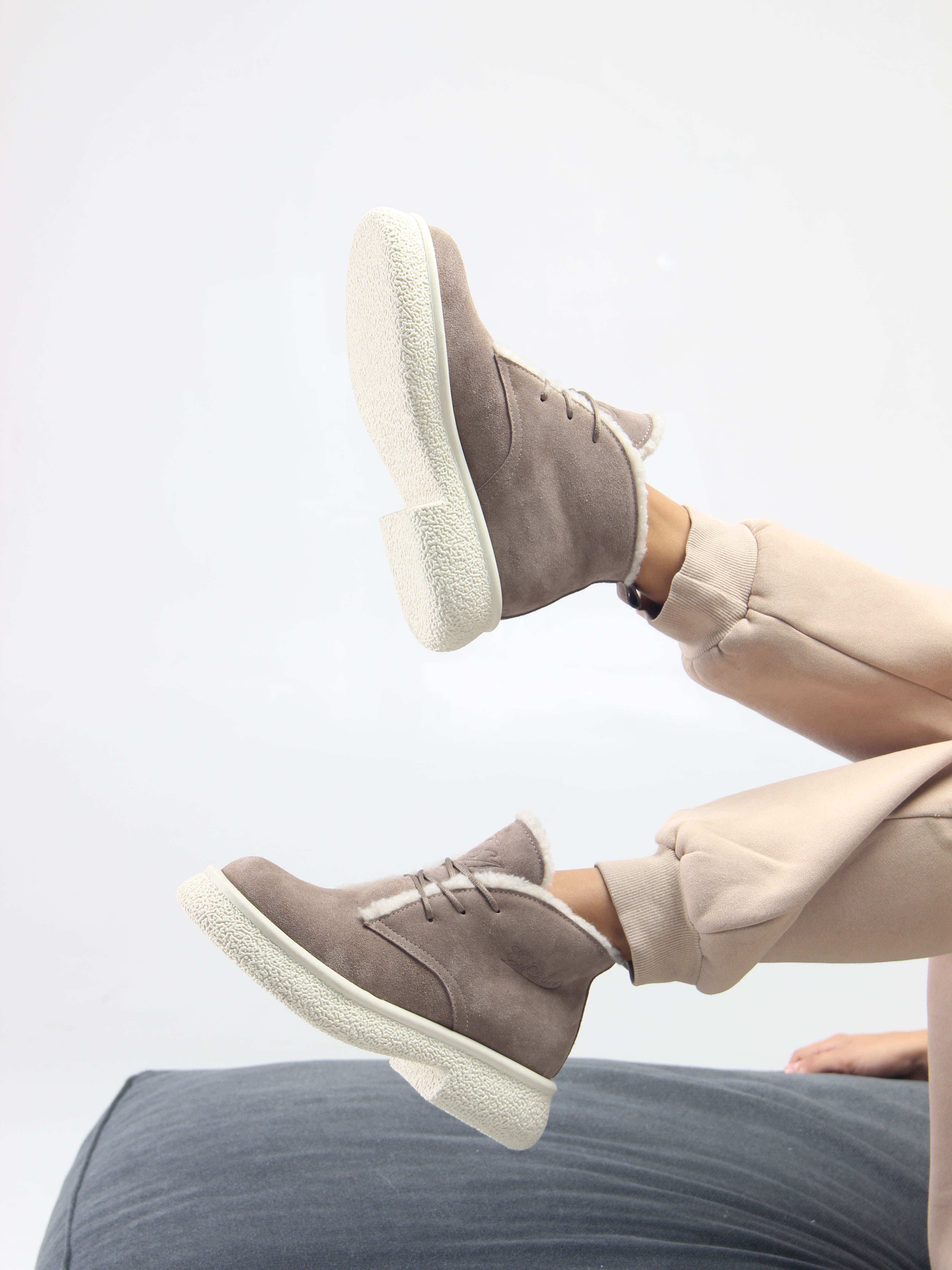 картинка Ботинки ED'ART 308.агата'w. капучино замша от интернет магазина