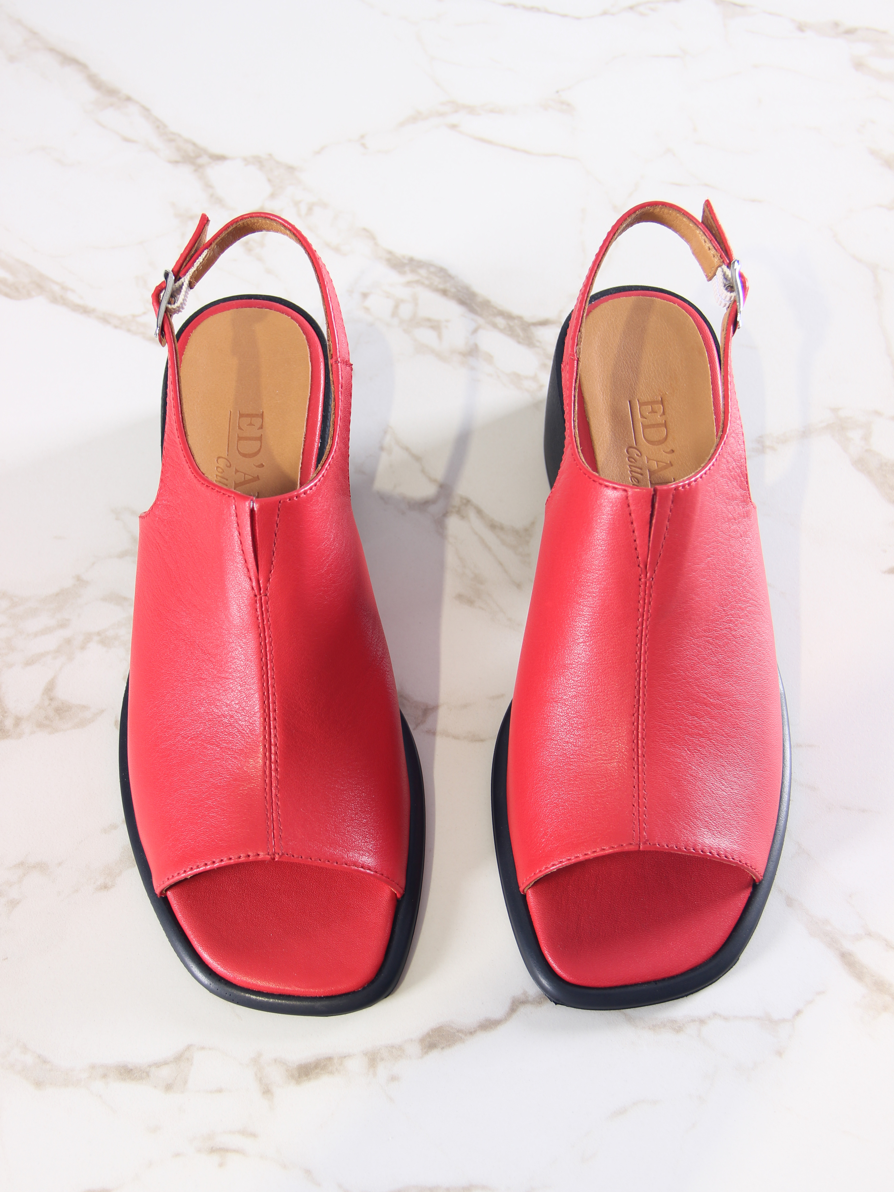 картинка Босоножки ED'ART 4013.23663'bl. Красный от интернет магазина