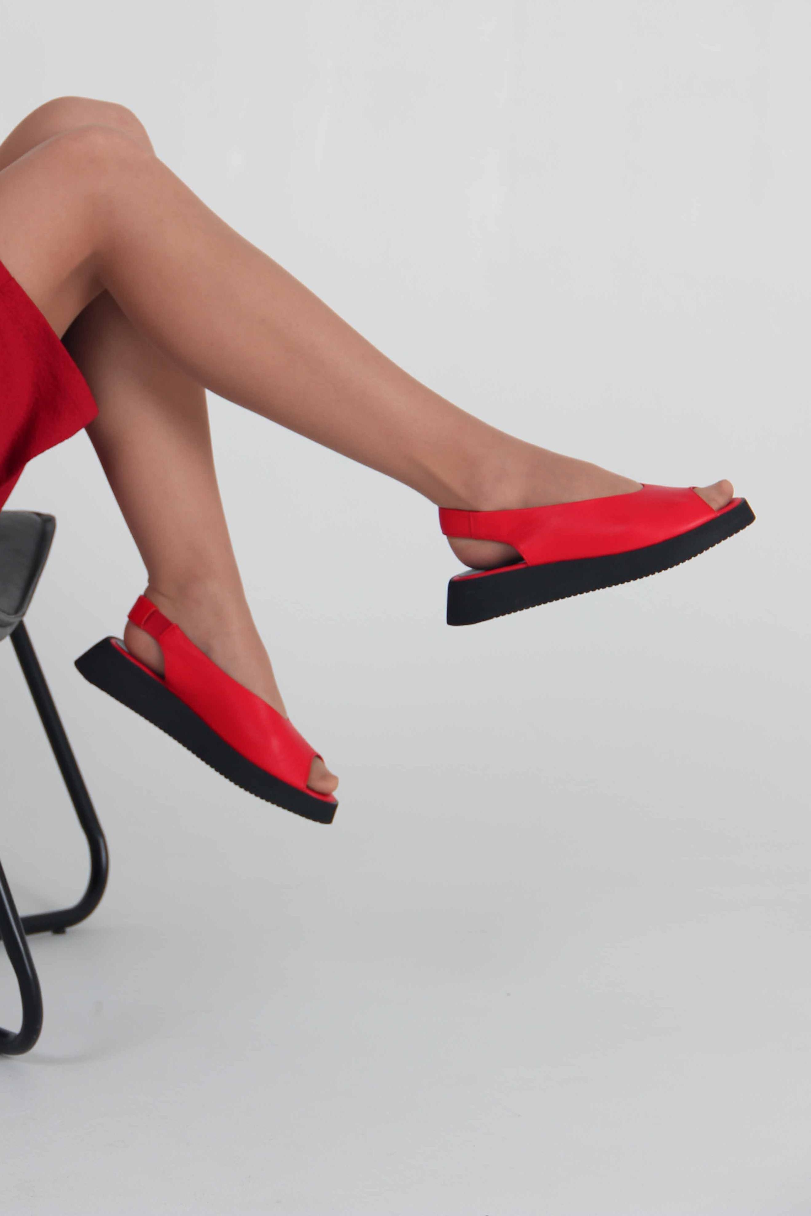 картинка Босоножки ED'ART 1019.Flex'bl. red от интернет магазина