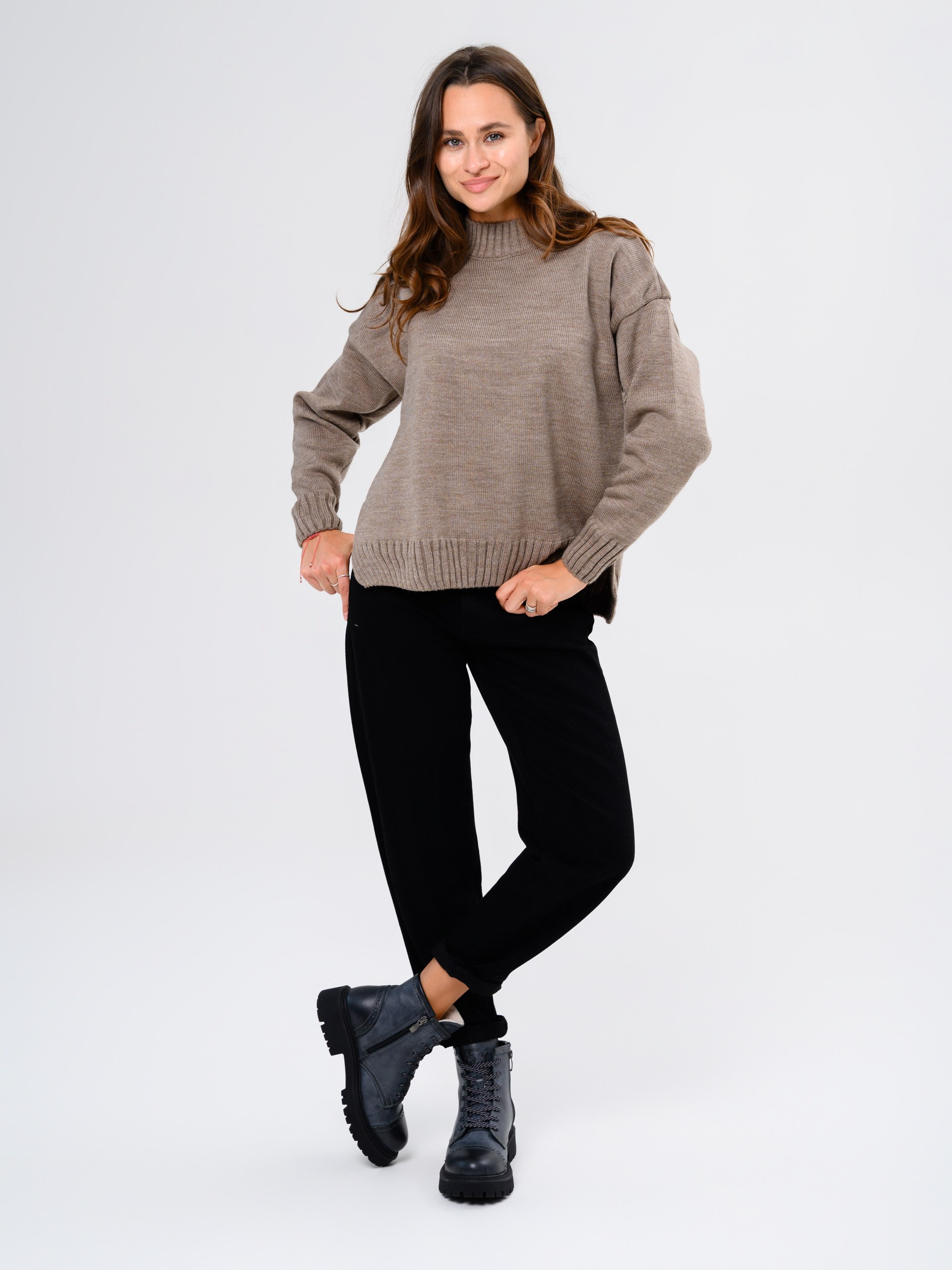 картинка Ботинки ED'ART 319.taskana'bl. Вакса черная от интернет магазина