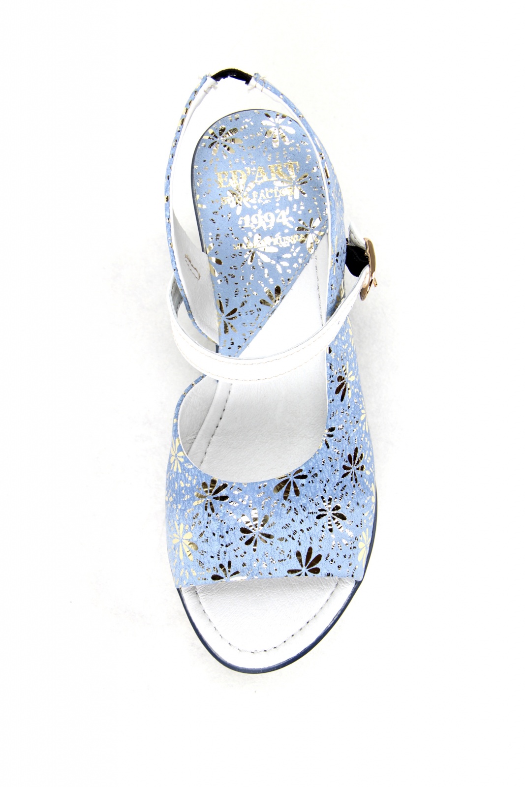 картинка Босоножки ED'ART 5050.551'blue.flow от интернет магазина