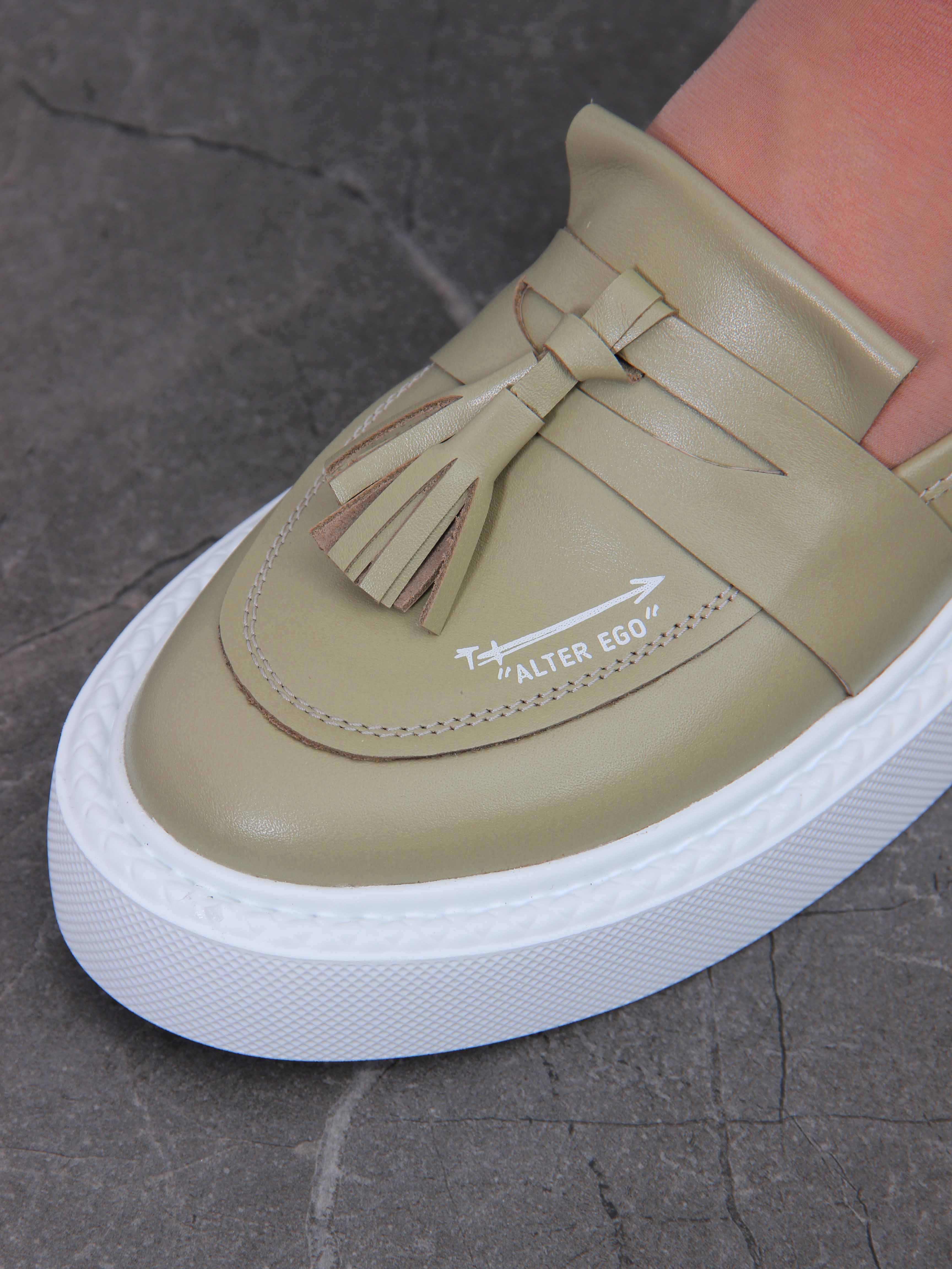 картинка Лоферы ED'ART 167.Lusi23'w. Авокадо-виктория от интернет магазина