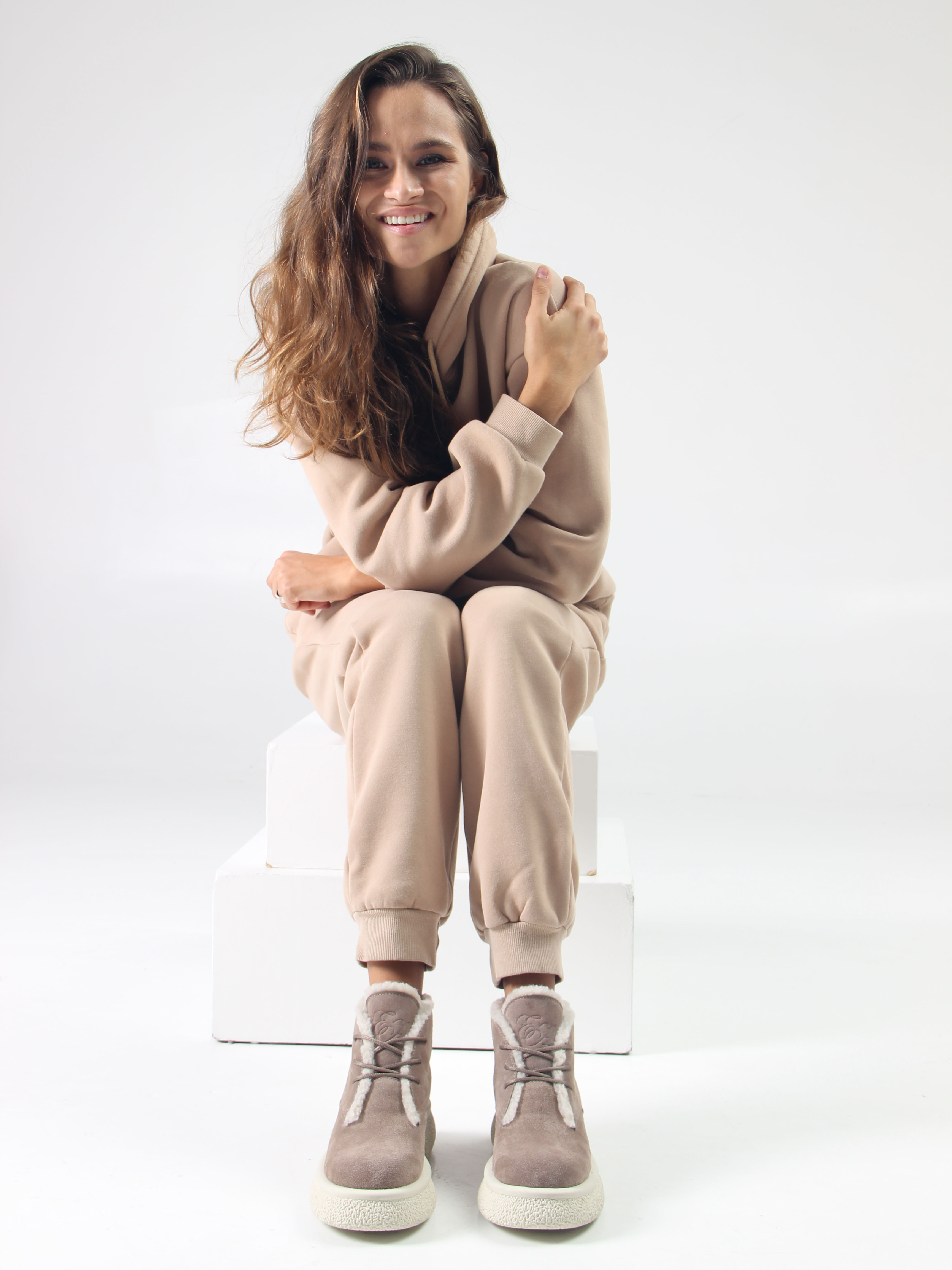 картинка Ботинки ED'ART 308.агата'w. капучино замша от интернет магазина