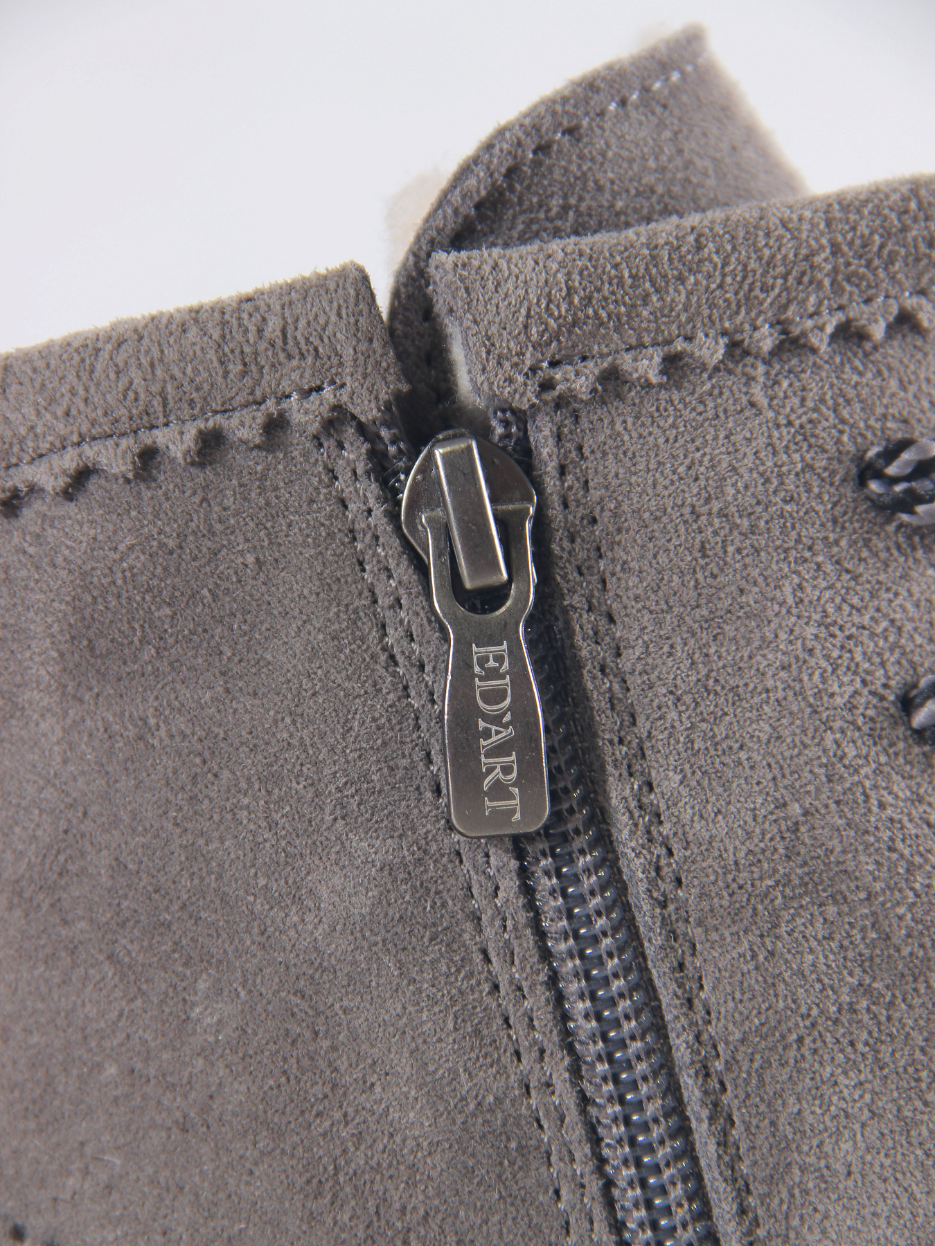 картинка Ботинки ED'ART 319.22511'gr.Серый замок замша от интернет магазина